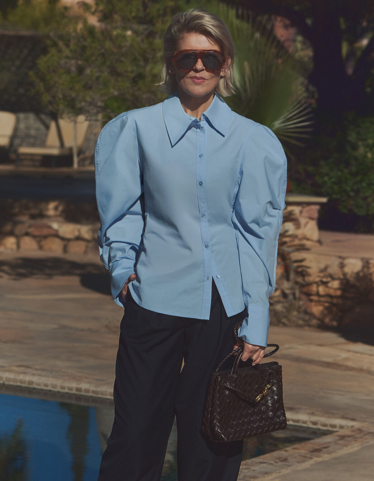 Balloon Blouse Lichtblauw By Lonneke SHOEBY WOMEN