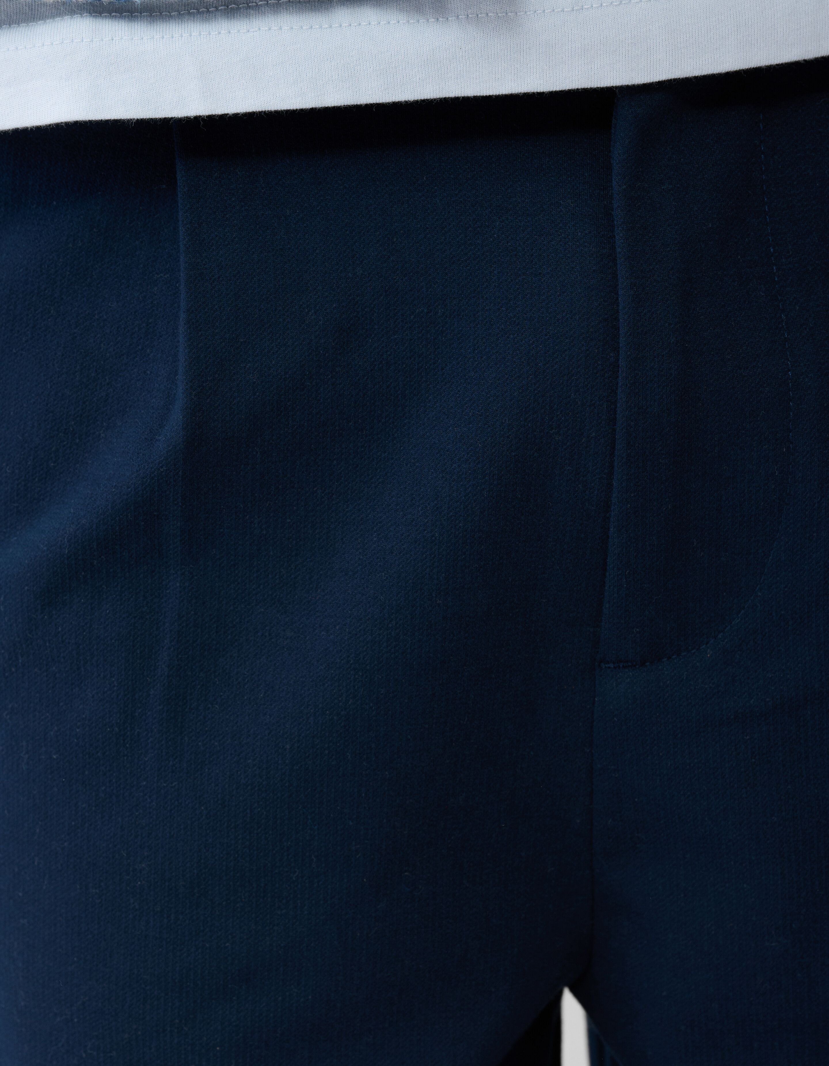 Pleated Regular Fit Broek Donkerblauw SHOEBY MEN