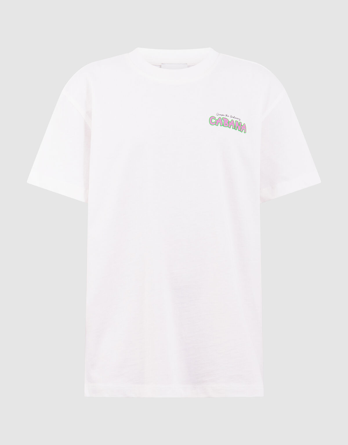 Cabana Artwork T-shirt Wit SHOEBY GIRLS