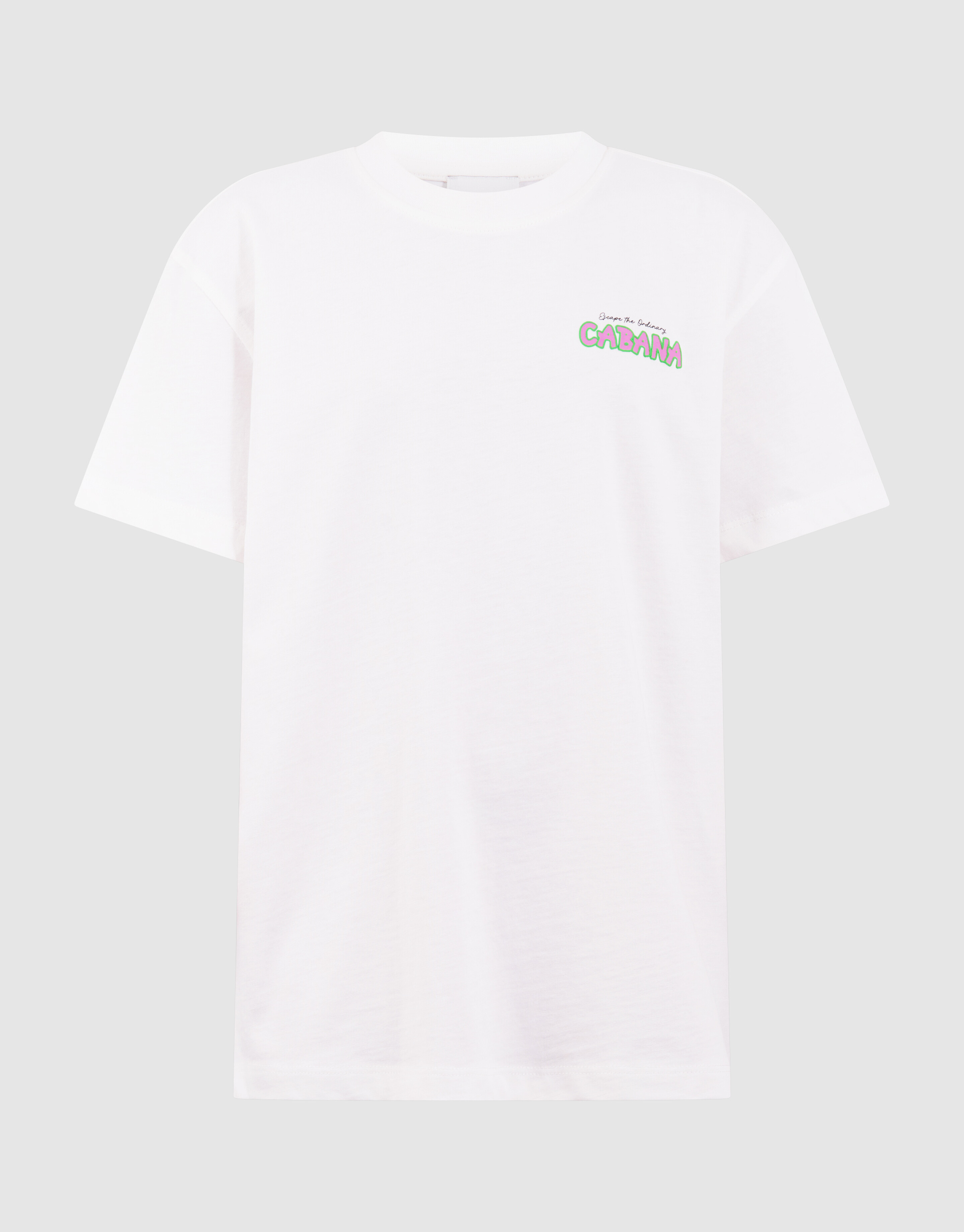 Cabana Artwork T-shirt Wit SHOEBY GIRLS