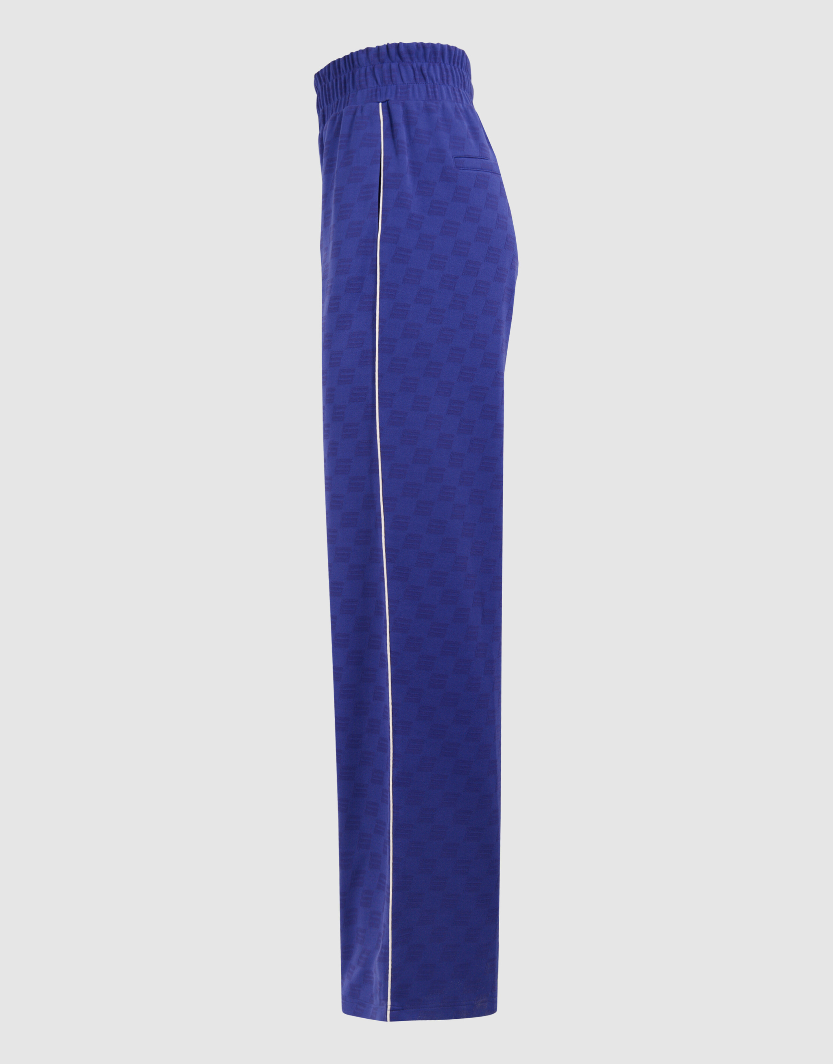 Jacquard Sporty Broek Paars By Monica SHOEBY WOMEN