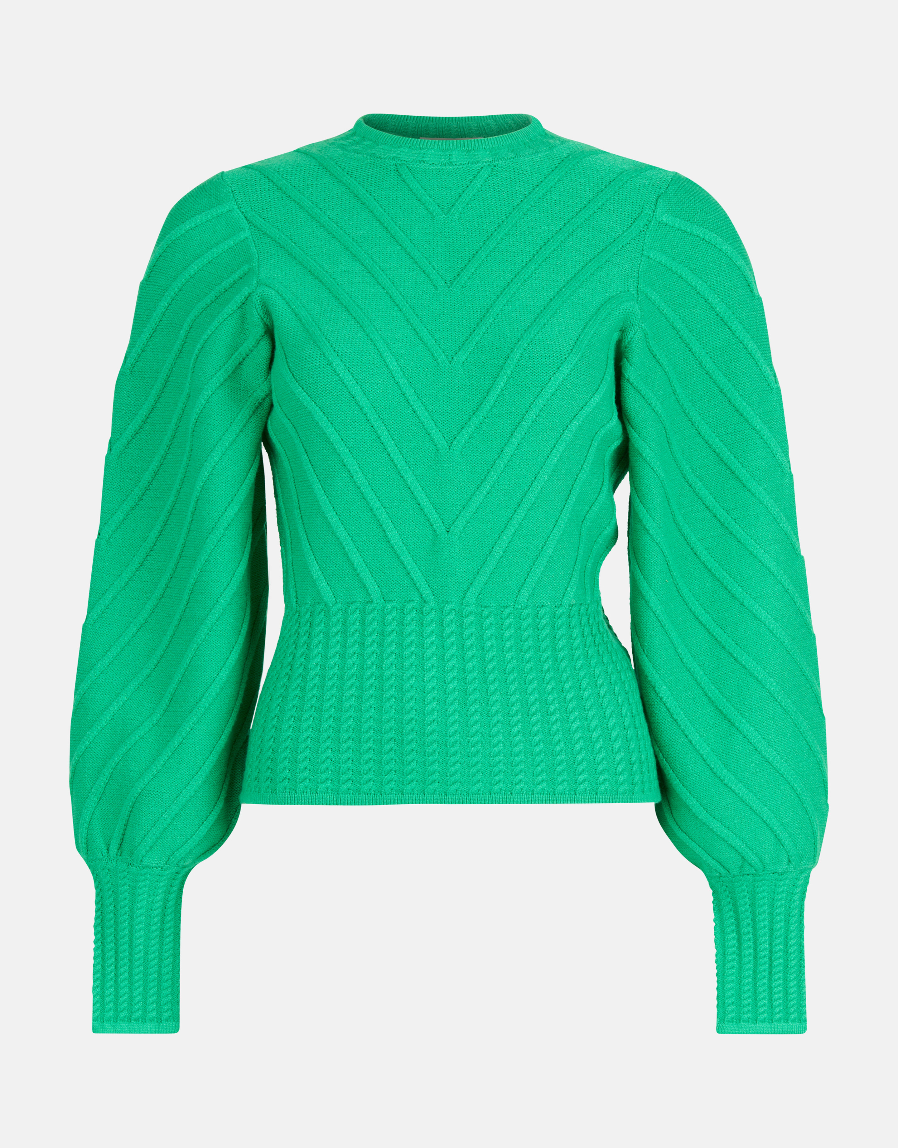 Diagonaal Trui Groen SHOEBY WOMEN
