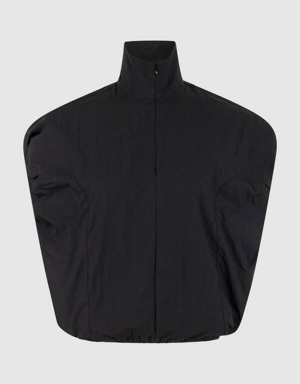 Oversized Balloon Fit Blouse Zwart SHOEBY WOMEN