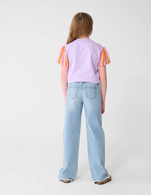 Banana T-shirt Paars SHOEBY GIRLS