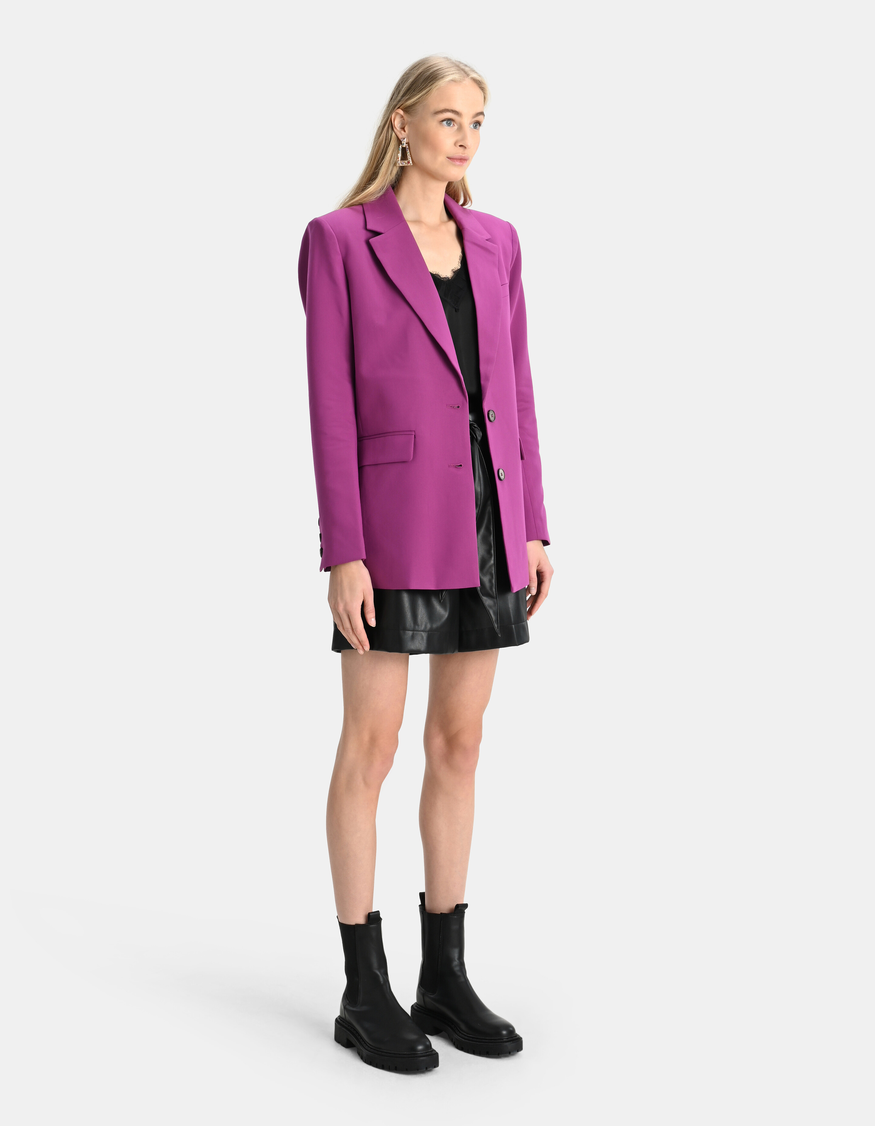 Oversized Blazer Paars SHOEBY WOMEN