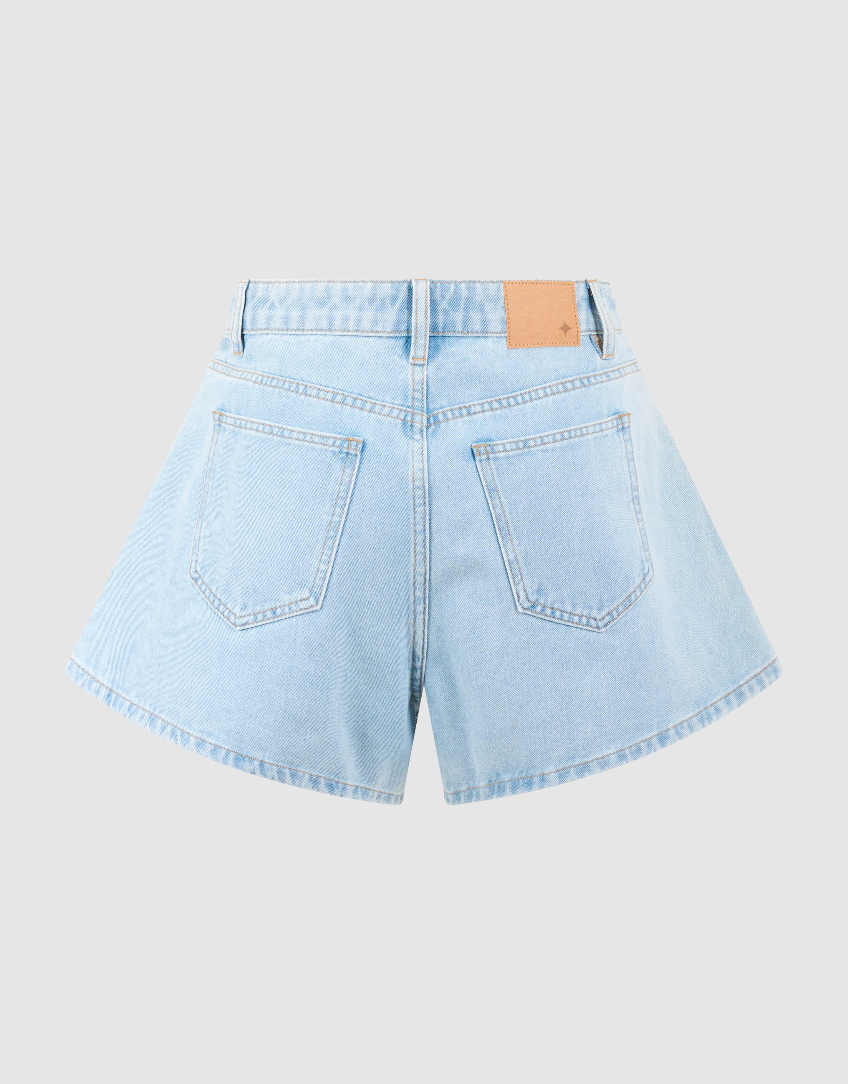 Denim Short Bleached By Monica SHOEBY WOMEN