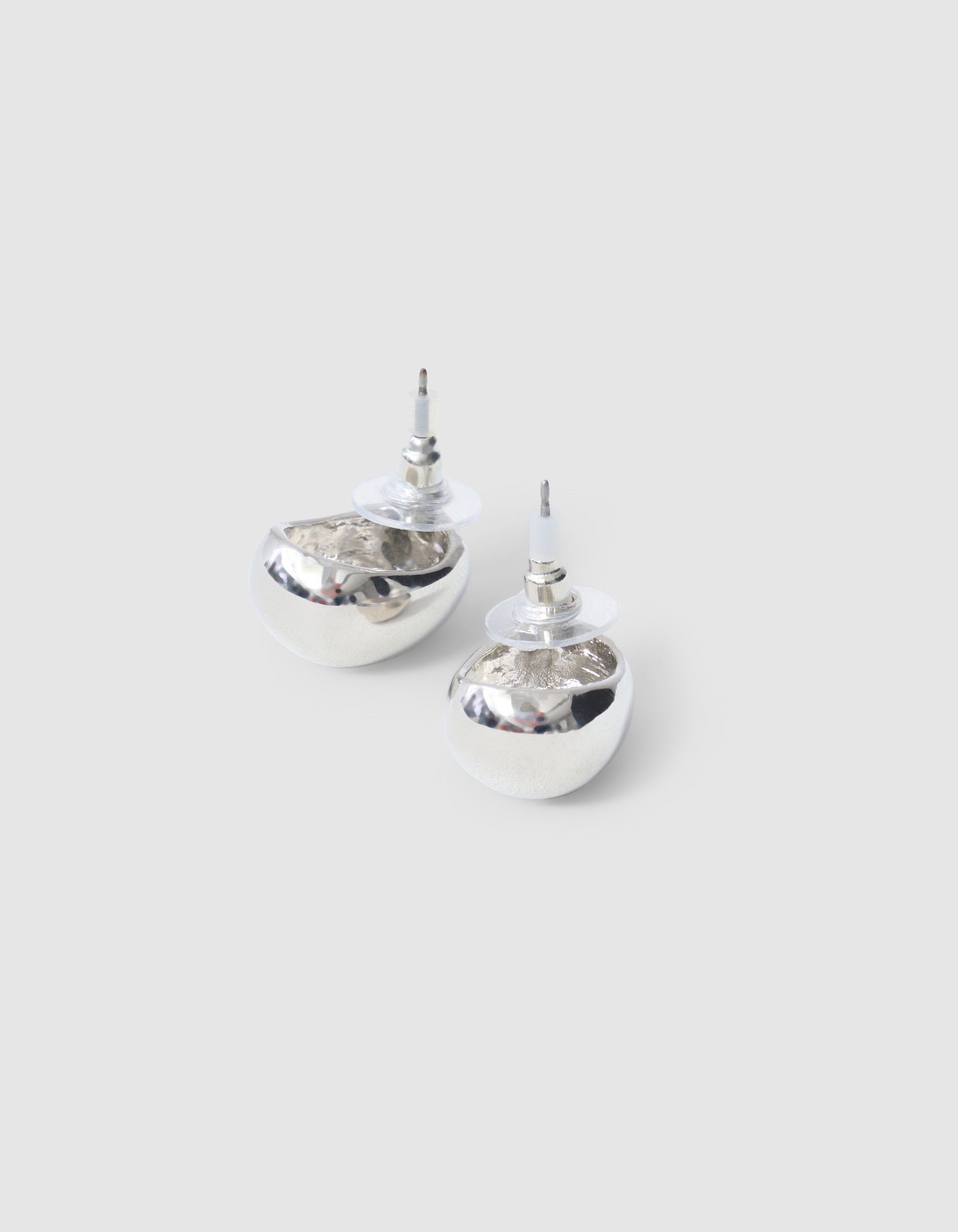 Small Bulb Oorbellen Zilver SHOEBY ACCESSOIRES