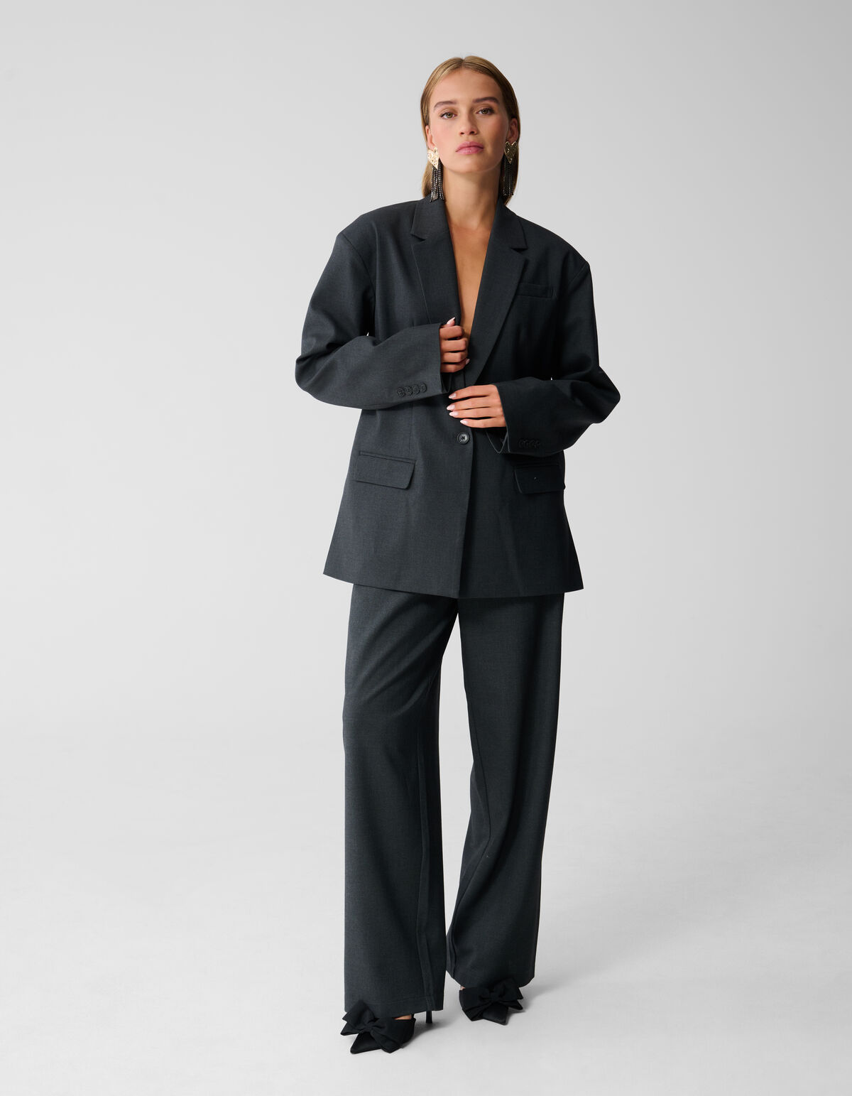 Pantalon Donkergrijs SHOEBY WOMEN