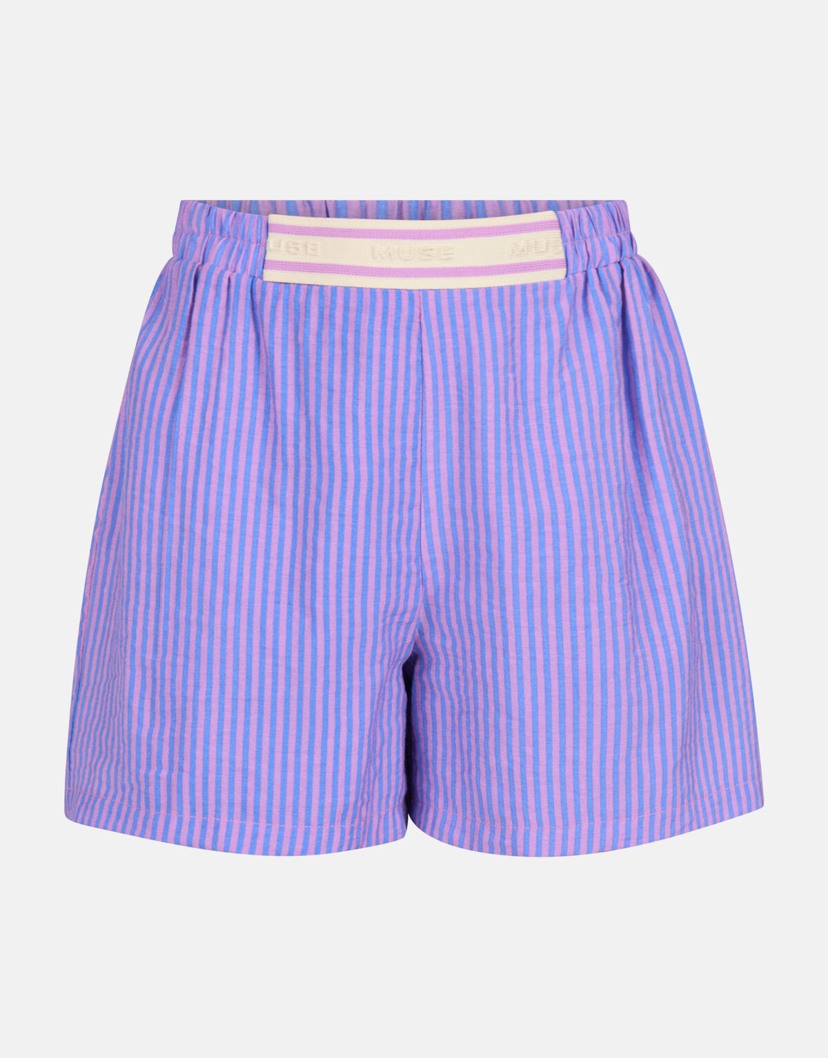 Poplin Pinstripe Short Paars SHOEBY GIRLS