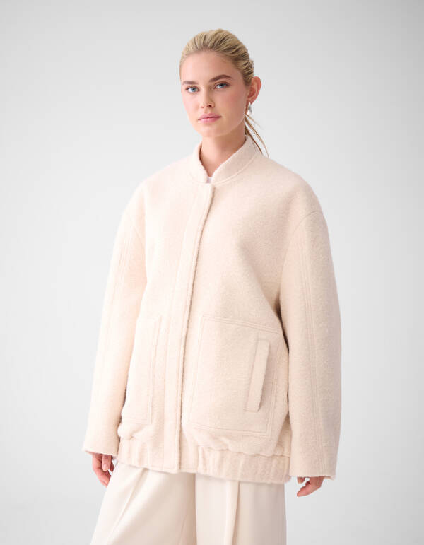 Teddy Bomber Gebroken Wit SHOEBY WOMEN