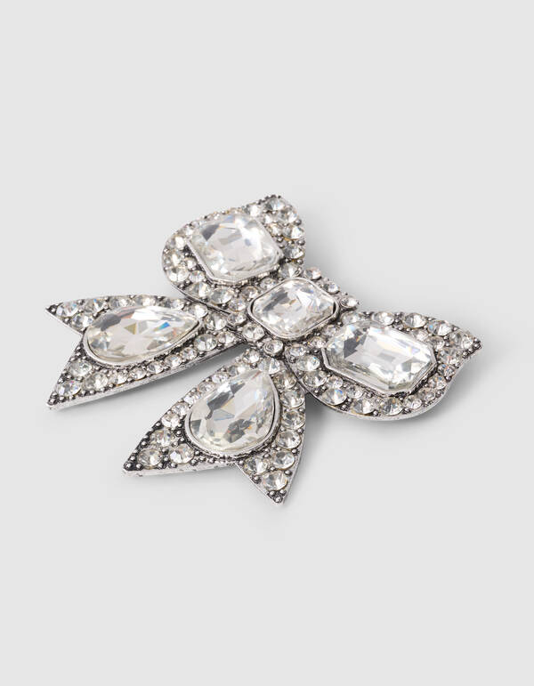 Strik Broche Zilver By Fred SHOEBY ACCESSOIRES