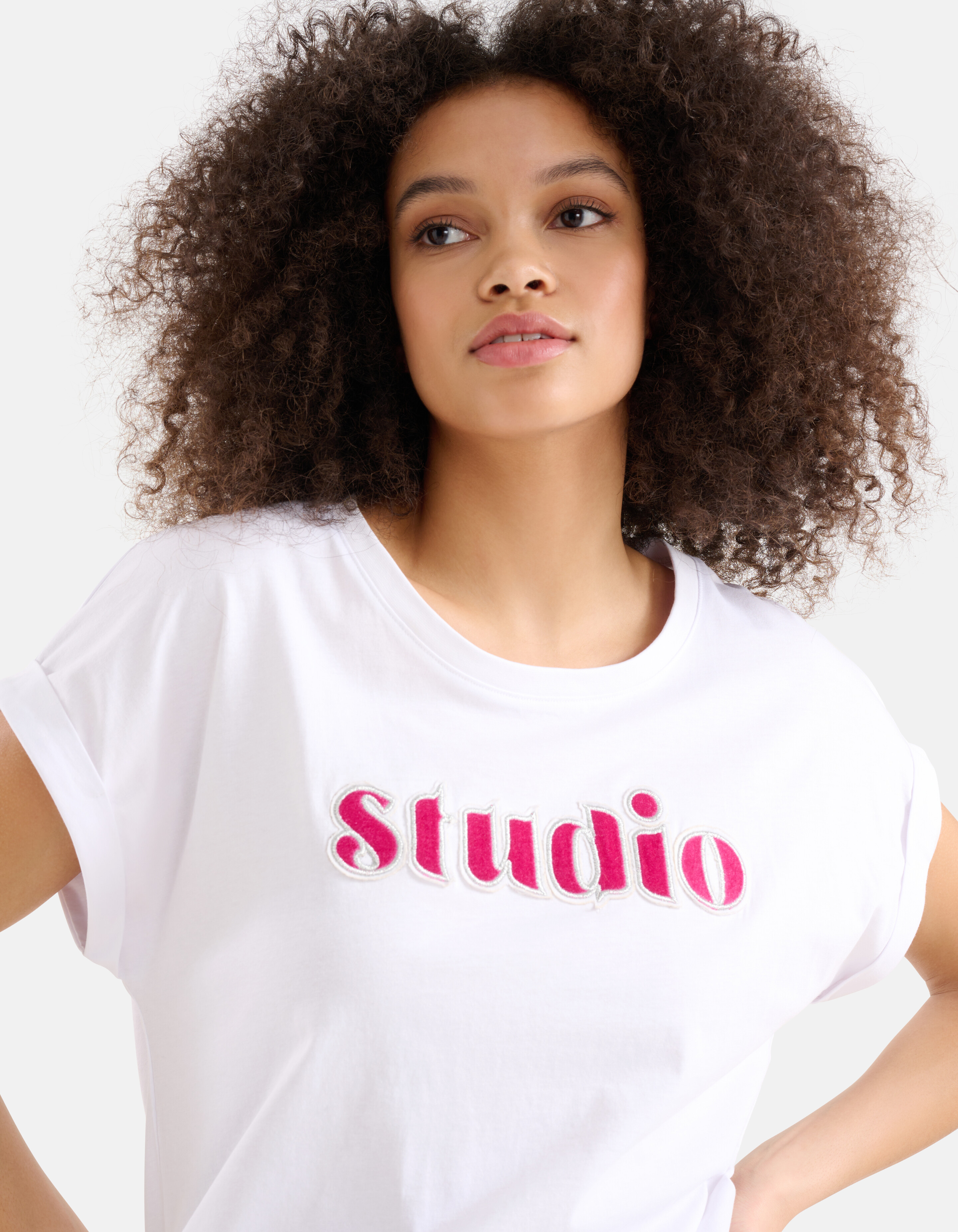 Artwork T-shirt Wit SHOEBY WOMEN