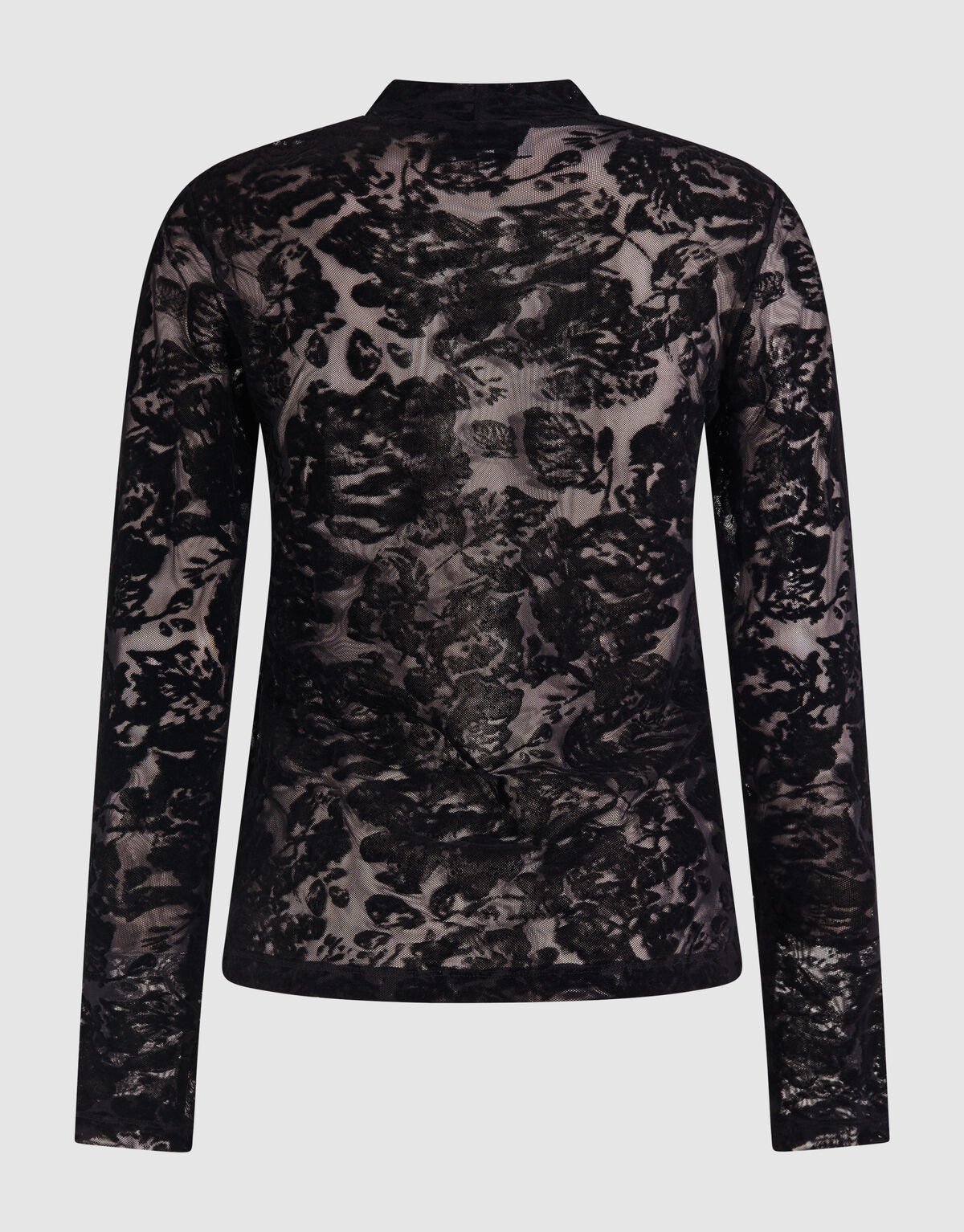 Roses Mesh Top Zwart SHOEBY WOMEN