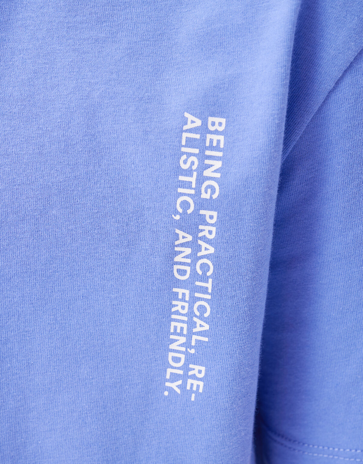 Tekst T-shirt Blauw SHOEBY BOYS