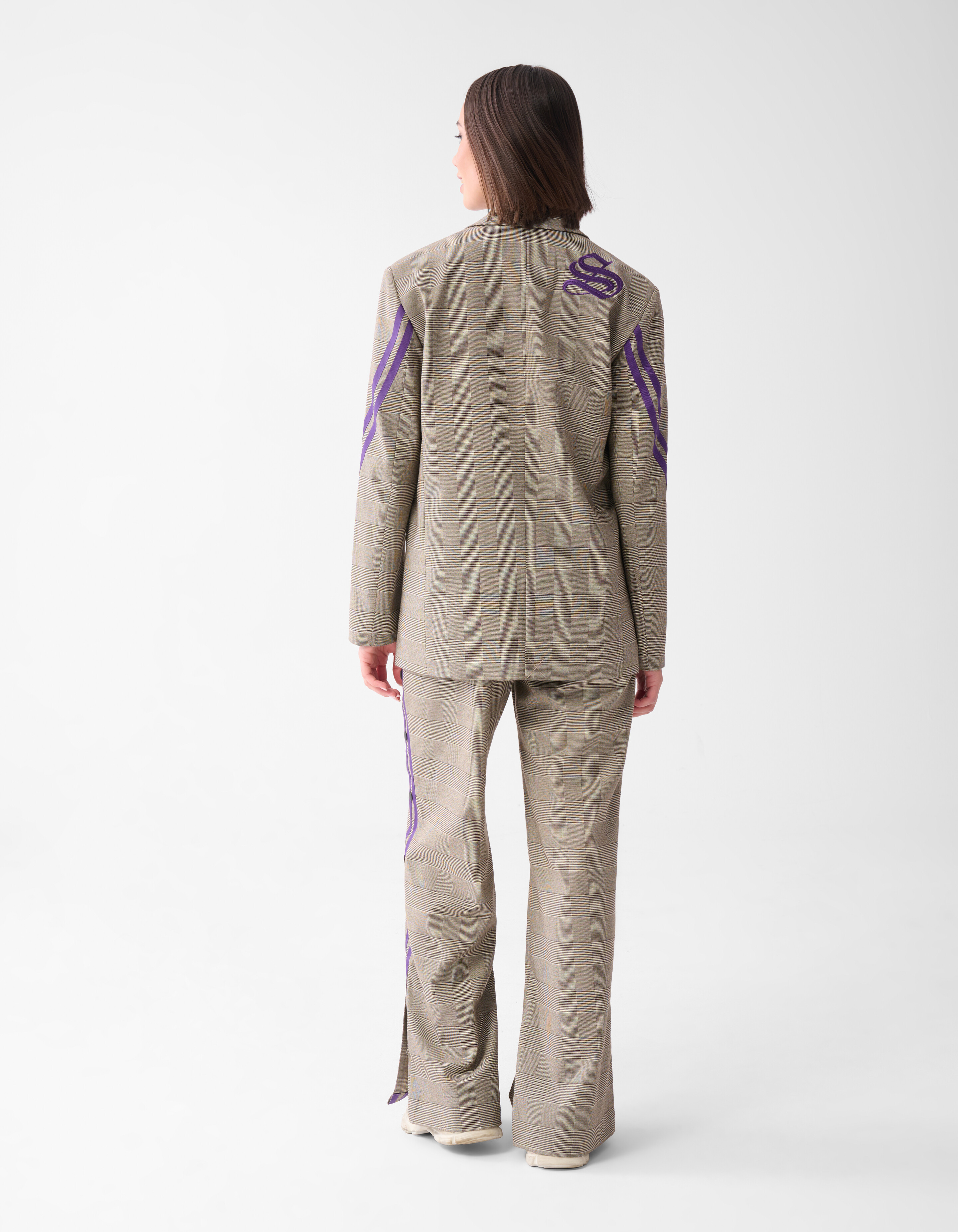 Sporty Ruiten Blazer Bruin SHOEBY WOMEN