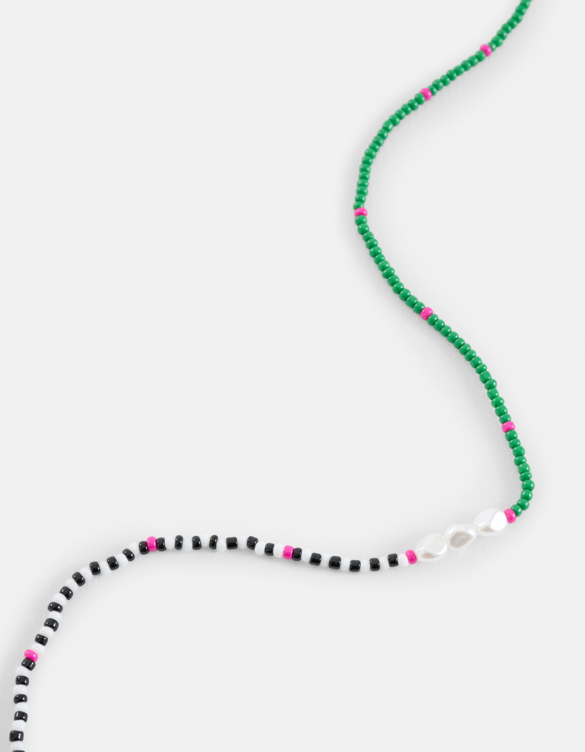 Beaded Ketting Groen SHOEBY ACCESSOIRES