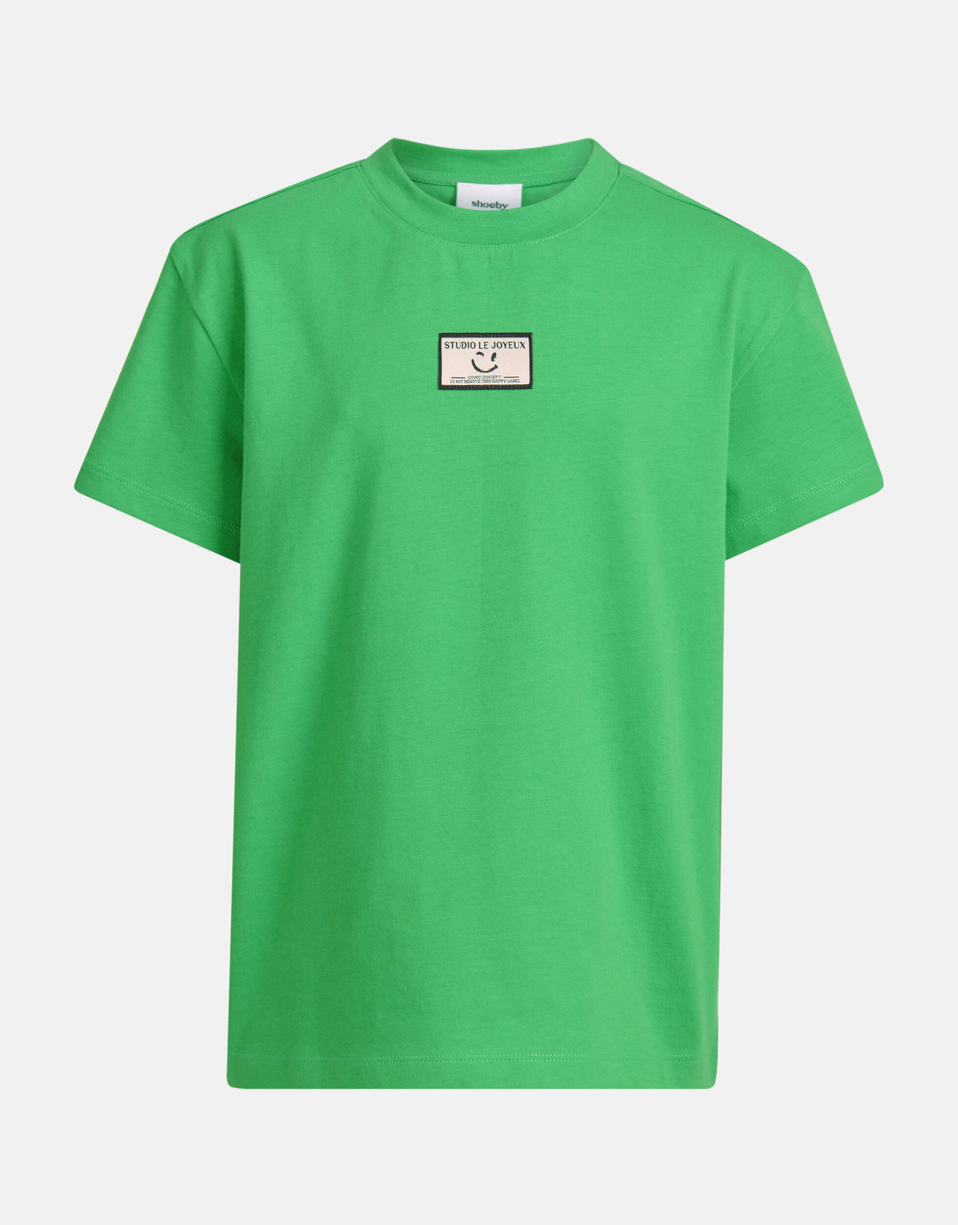 Label T shirt Groen Shoeby