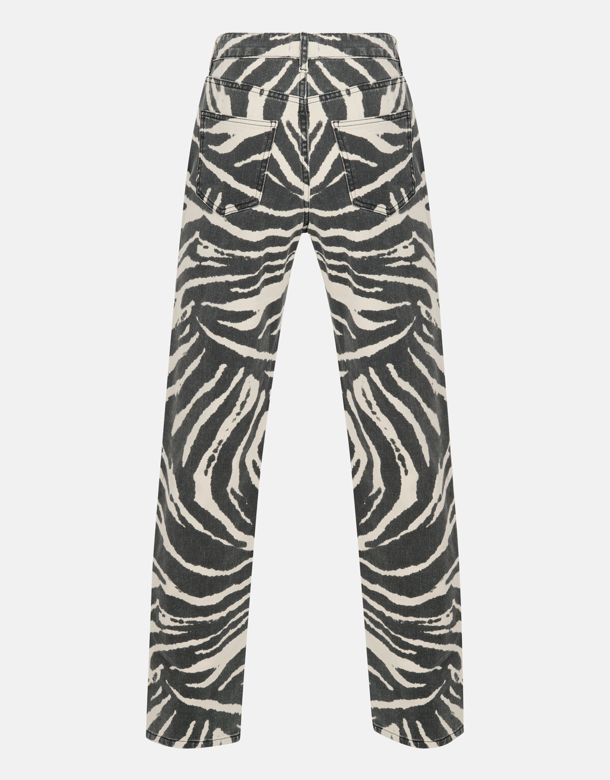 Zebraprint Jeans Zwart SHOEBY WOMEN