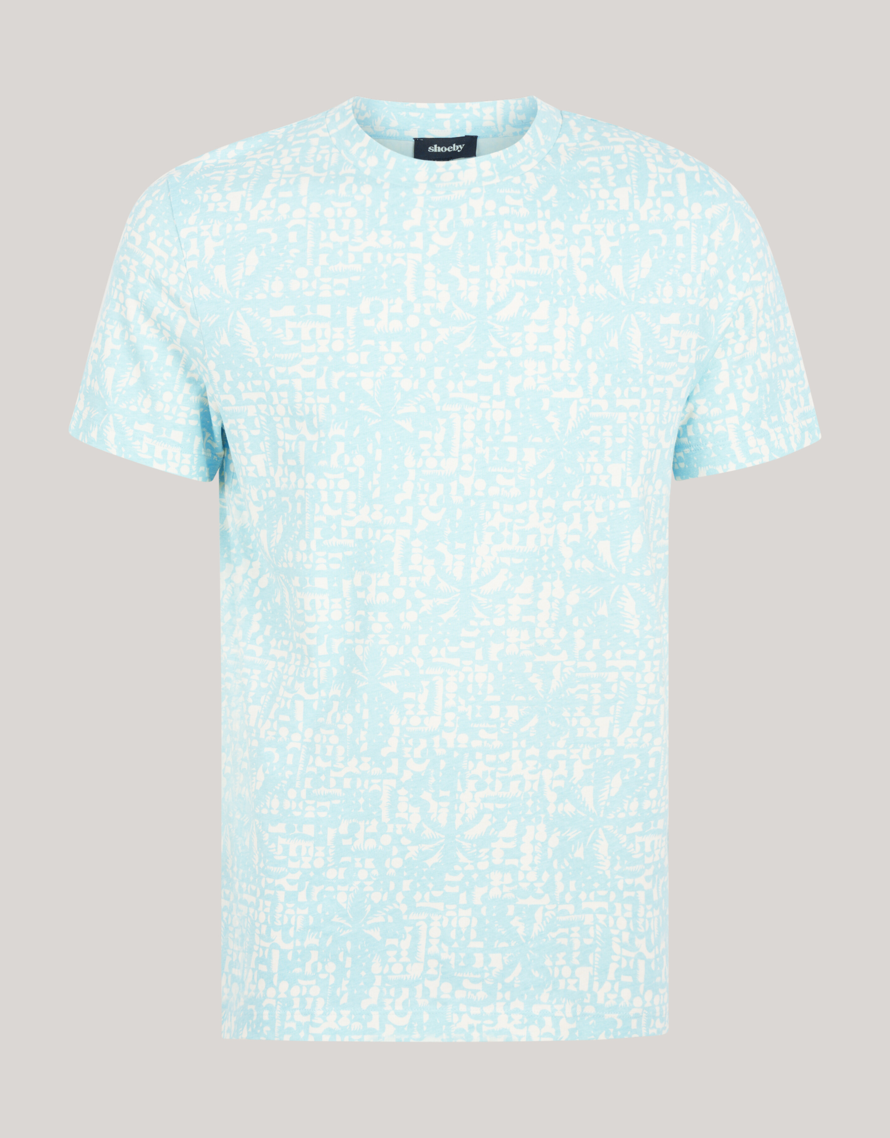 Printed T-shirt Lichtblauw SHOEBY MEN