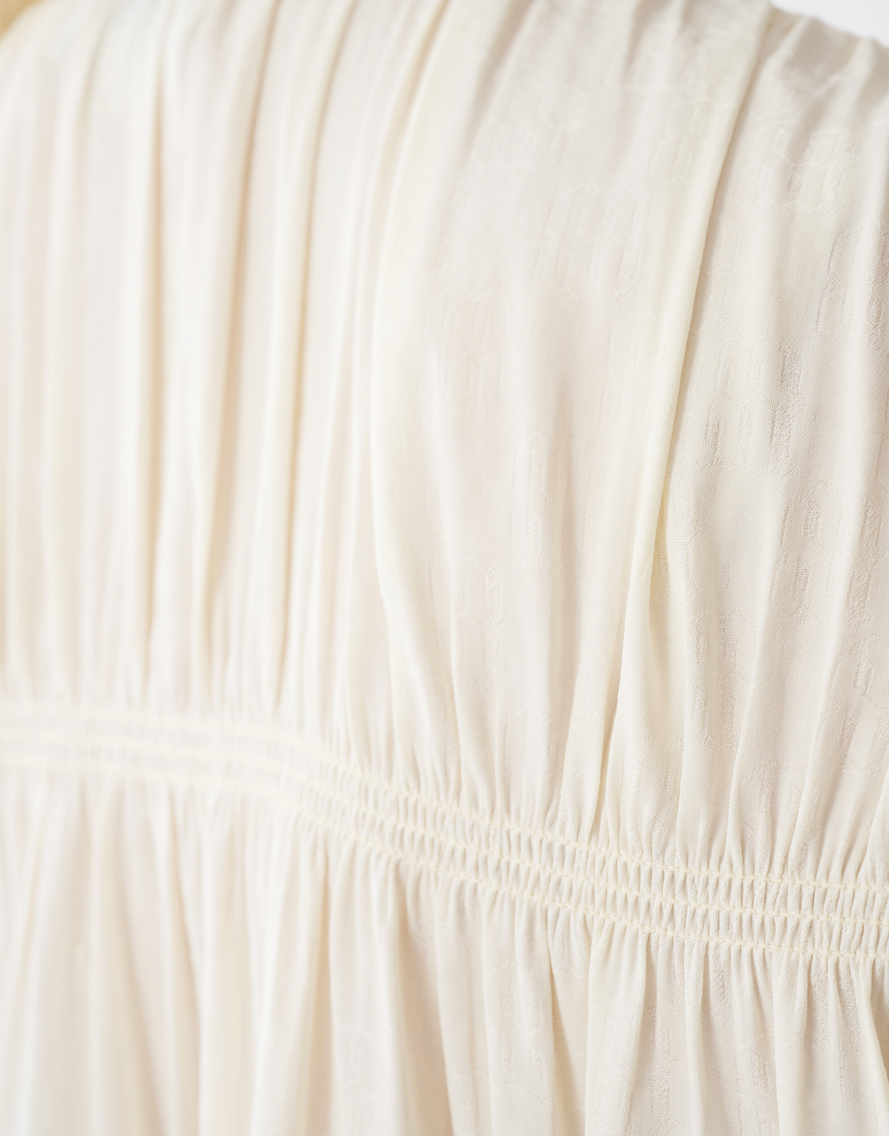 Gathering Blouse Gebroken Wit By Mieke SHOEBY WOMEN