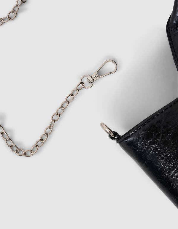 Stud Strik Tas Zwart SHOEBY ACCESSOIRES