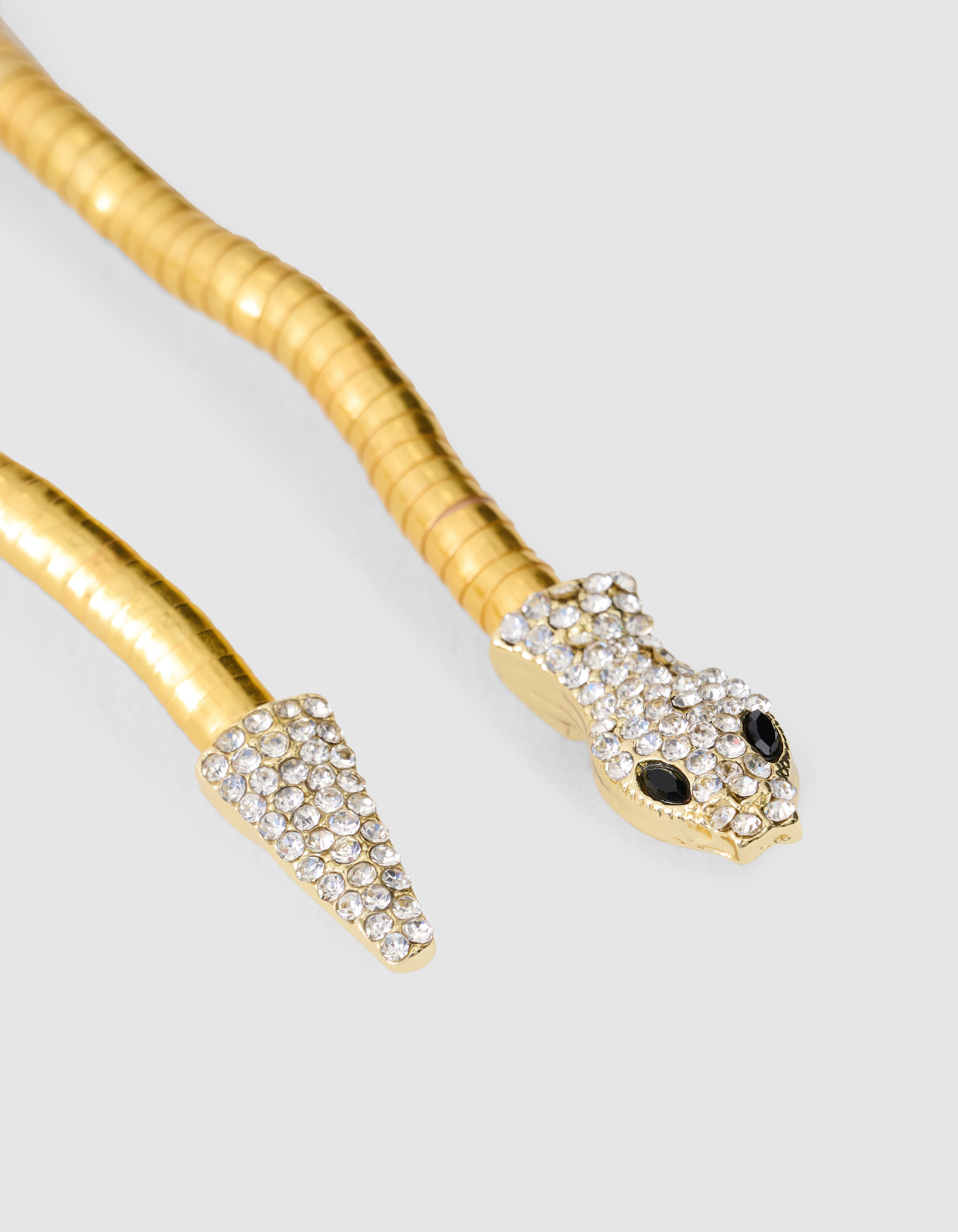 Strass Slang Ketting Goud SHOEBY ACCESSOIRES