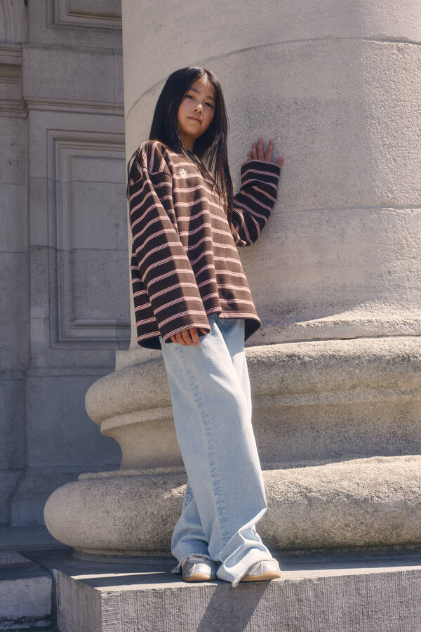 Baggy Fit Jeans Lichtblauw SHOEBY GIRLS