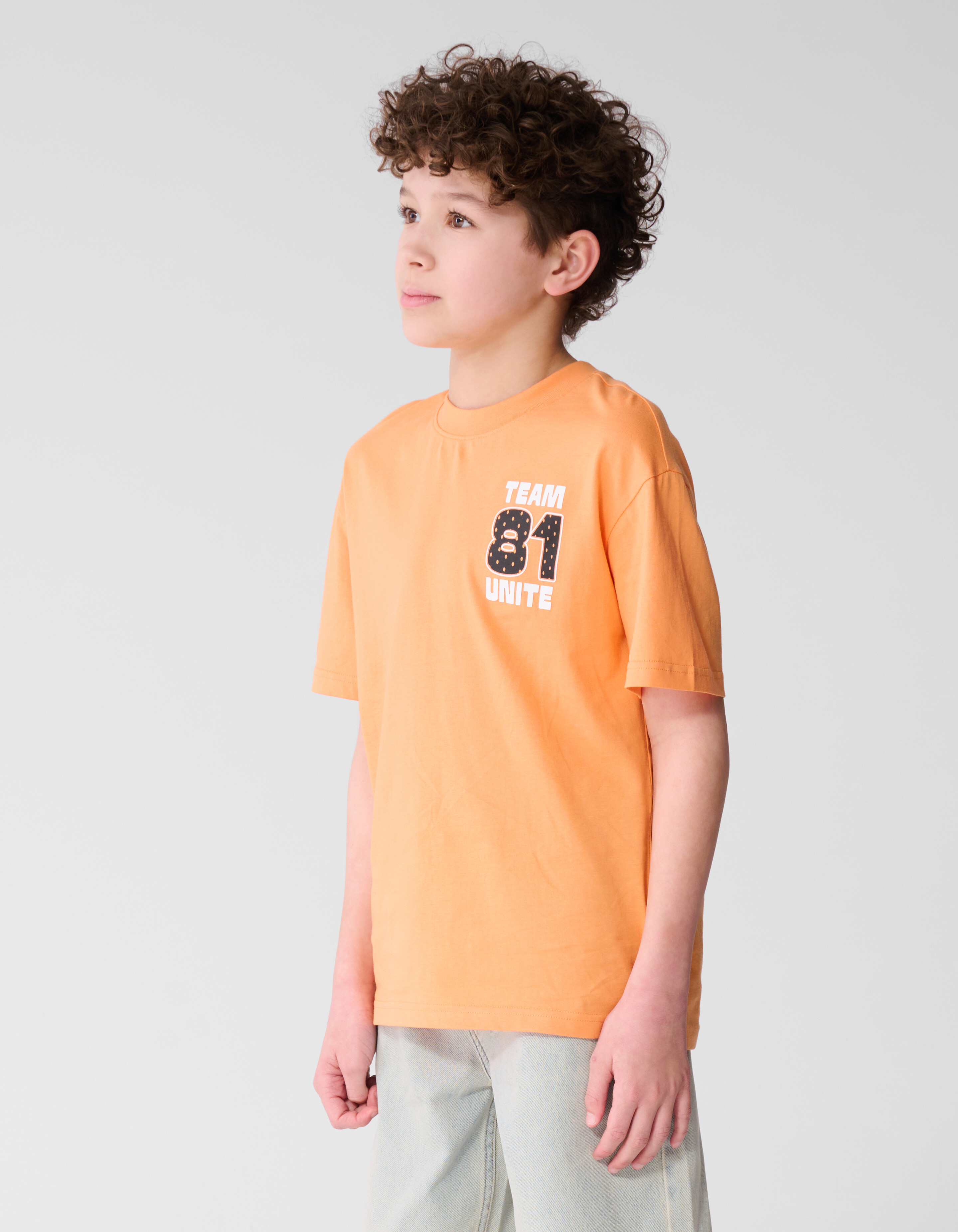 Team Unite Artwork T-shirt Oranje SHOEBY BOYS