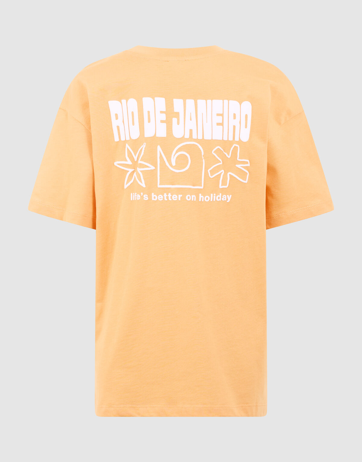 Holiday Artwork T-shirt Lichtoranje SHOEBY BOYS