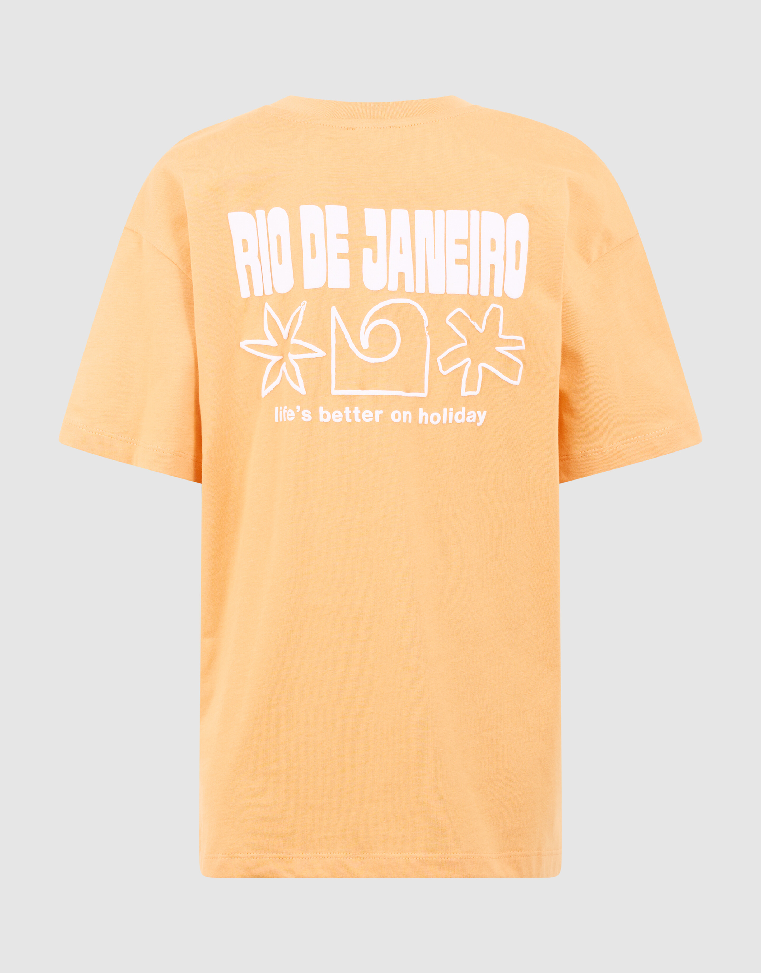 Holiday Artwork T-shirt Lichtoranje SHOEBY BOYS