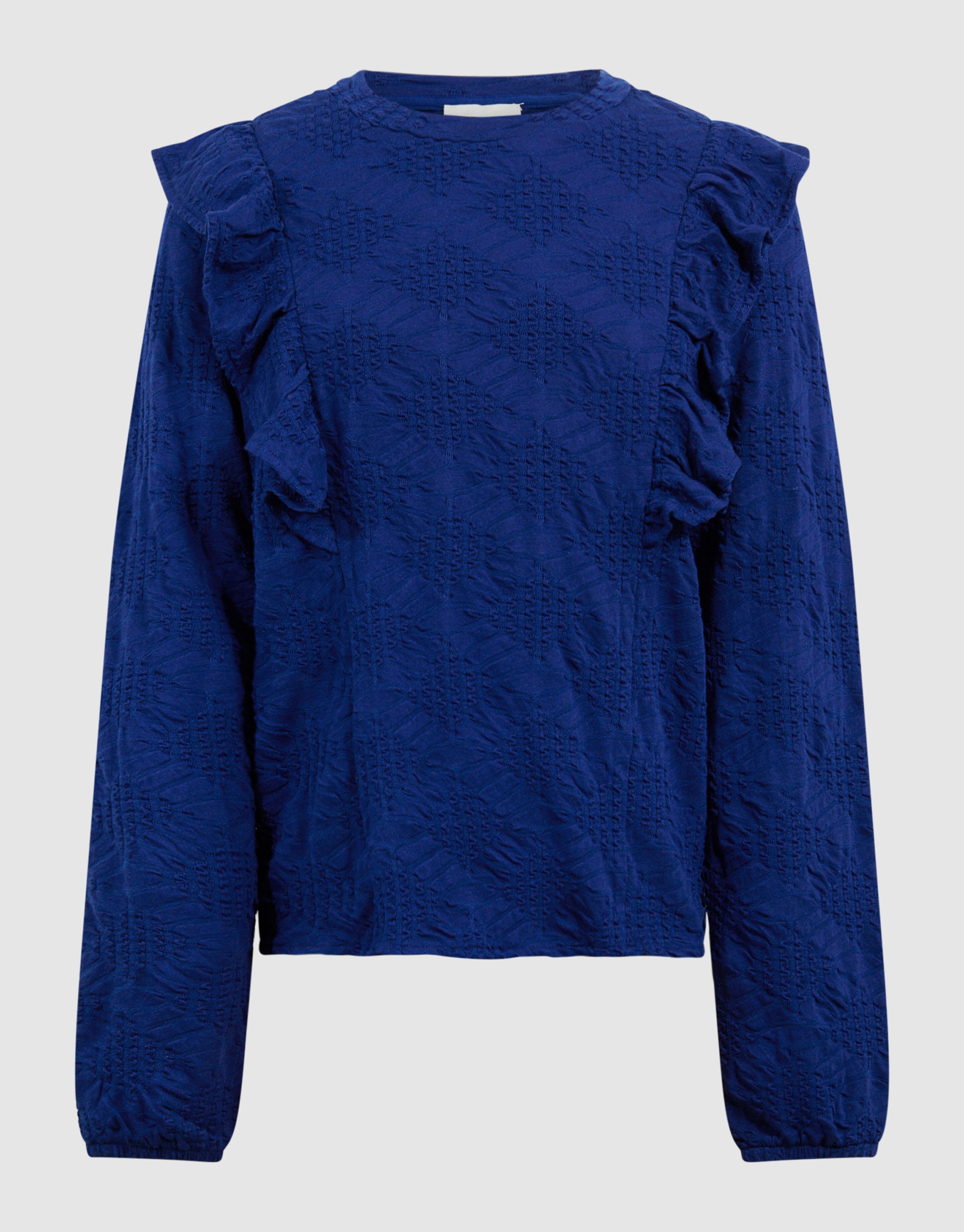 Ruffle Top Donkerblauw SHOEBY GIRLS