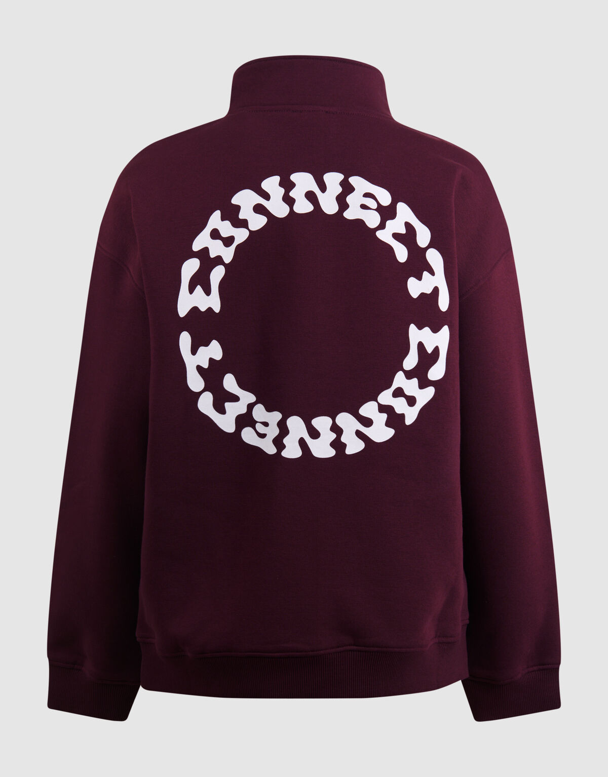 Half Zip Sweater Donkerrood SHOEBY BOYS