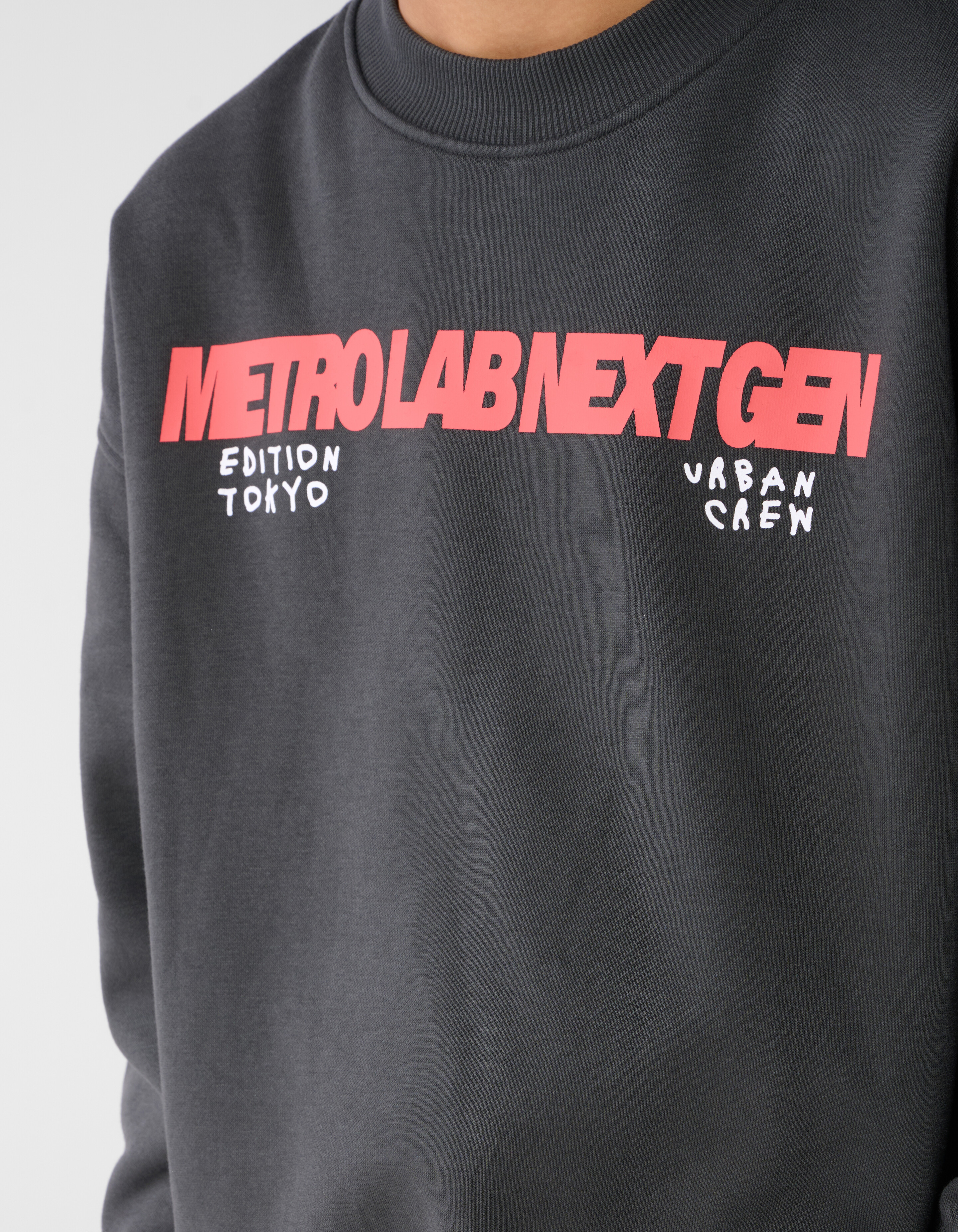 Next Gen Sweater Donkergrijs SHOEBY BOYS