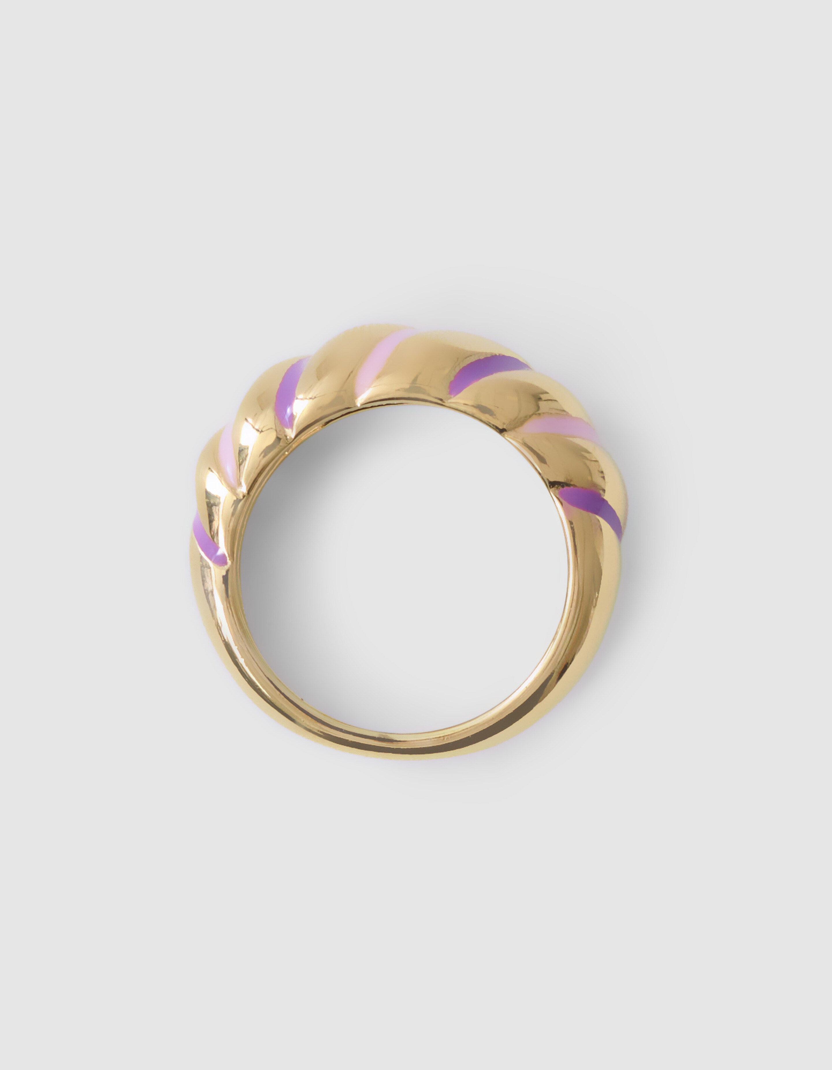 Striped Ring Goud SHOEBY ACCESSOIRES