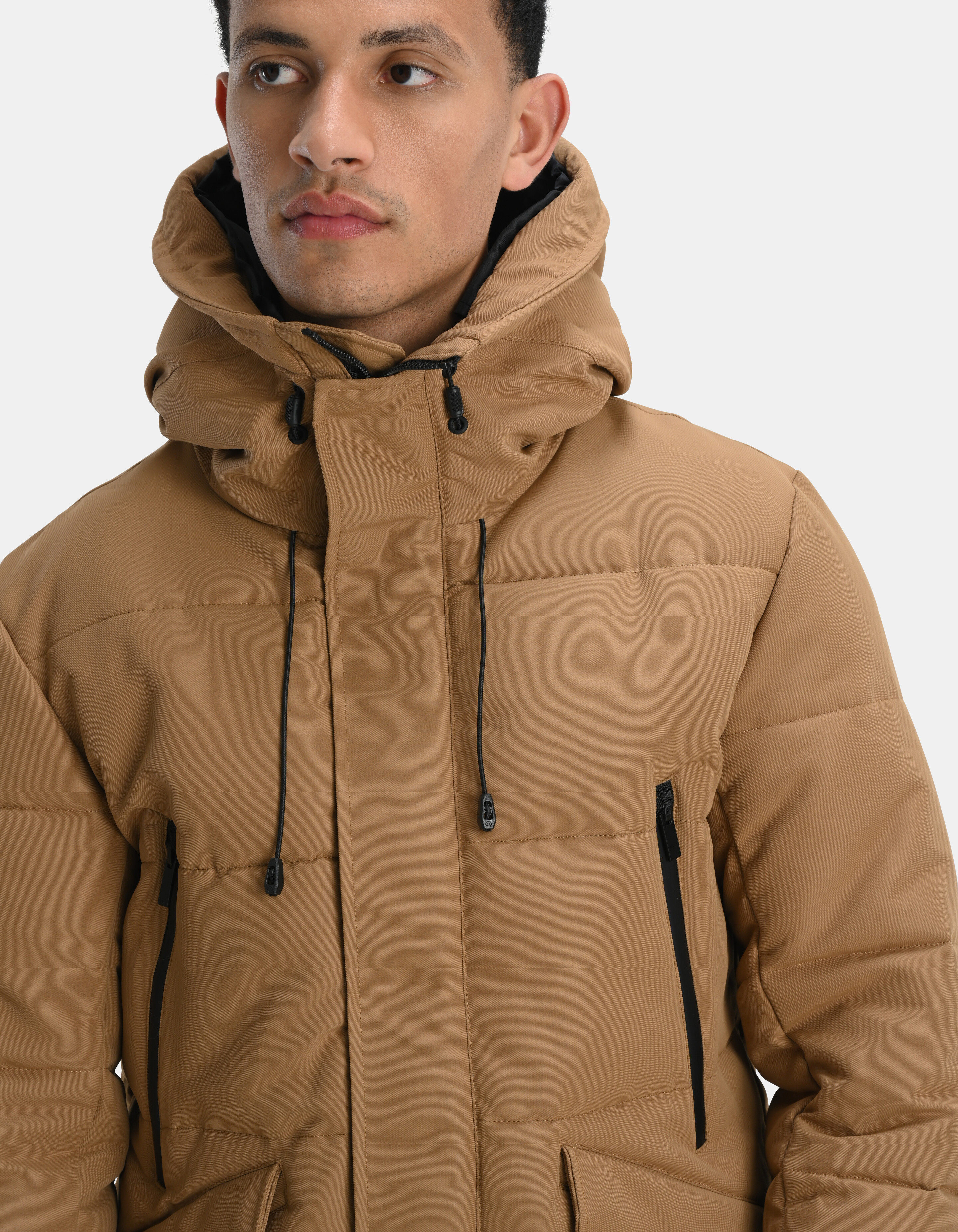Long Puffer Jas Bruin SHOEBY MEN