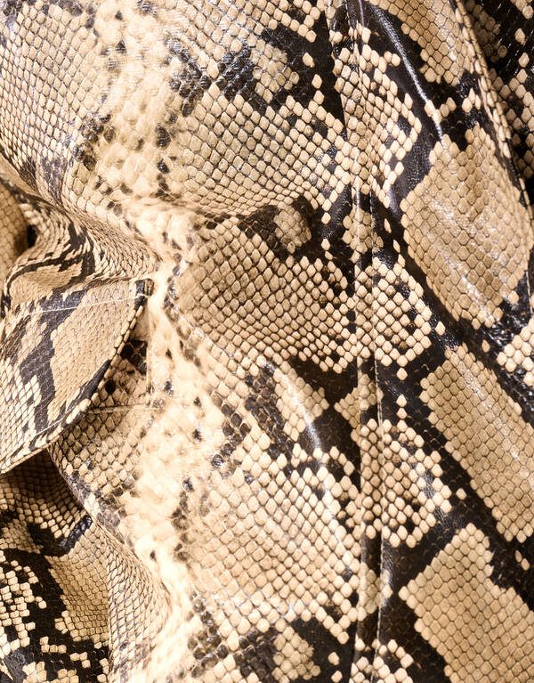 Oversized Snake Jack Lichtbruin SHOEBY WOMEN