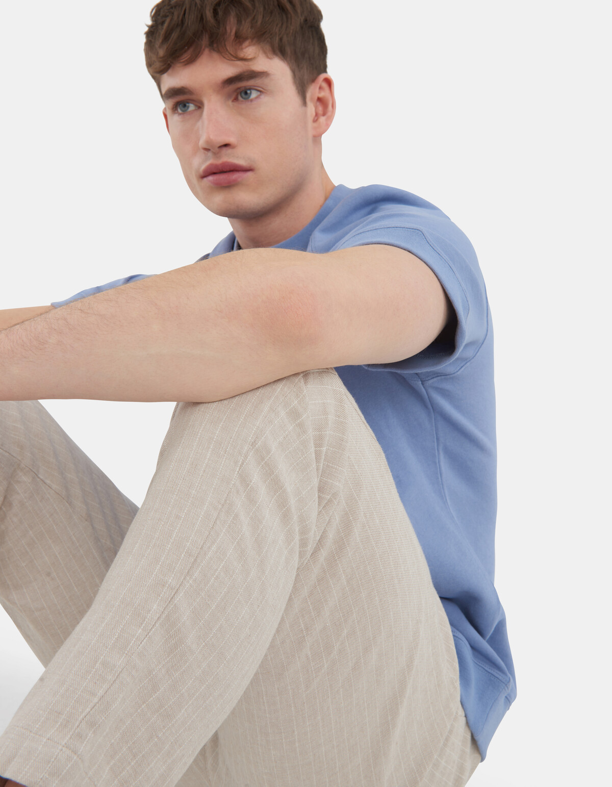 Linen Stripe Pants REFILL