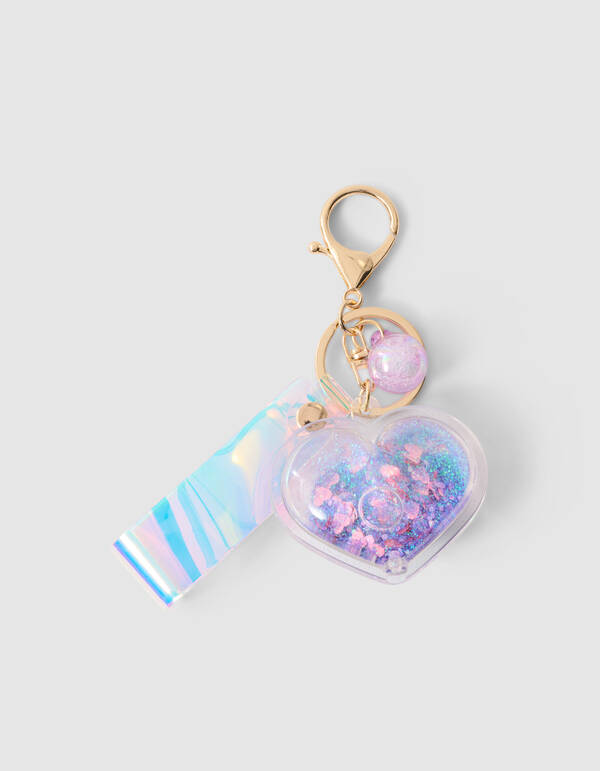 Heart Sleutelhanger Paars SHOEBY ACCESSOIRES