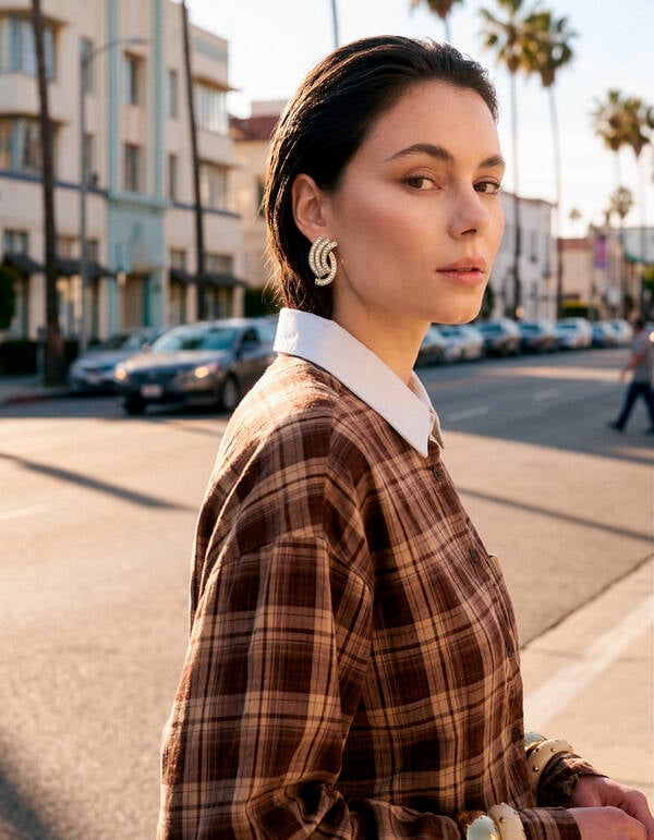 Strass Oorbellen Goud SHOEBY ACCESSOIRES