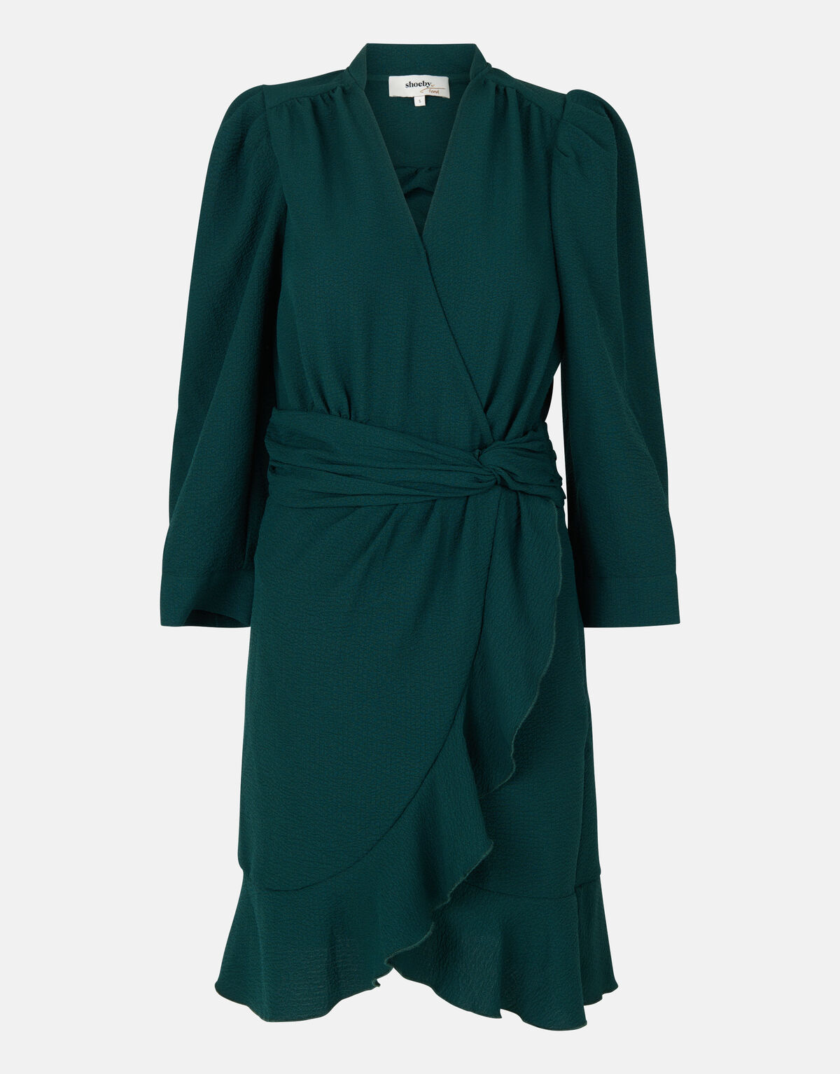 Gedrapeerde Jurk Groen By Fred SHOEBY WOMEN