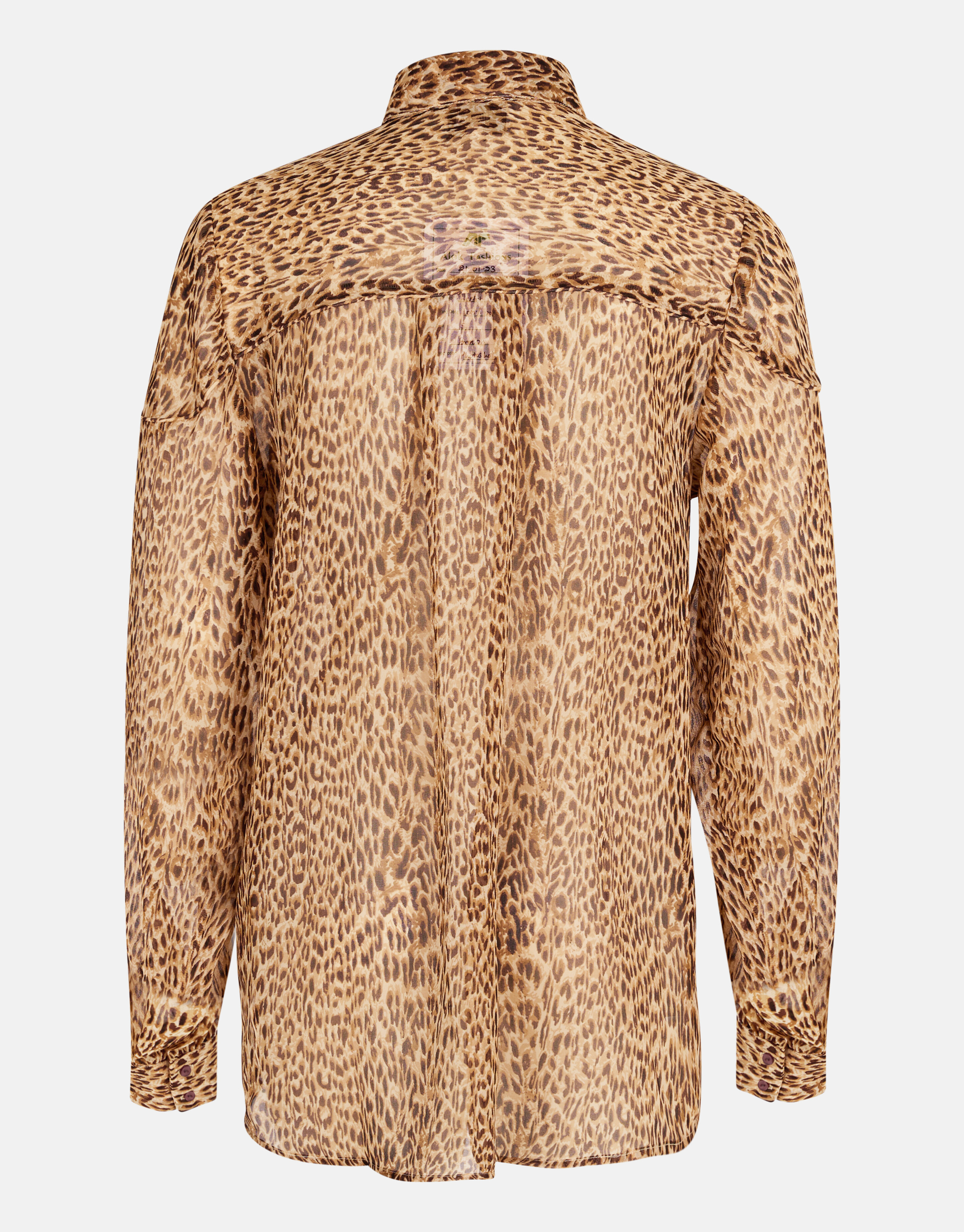 Cheetah Blouse Bruin SHOEBY WOMEN
