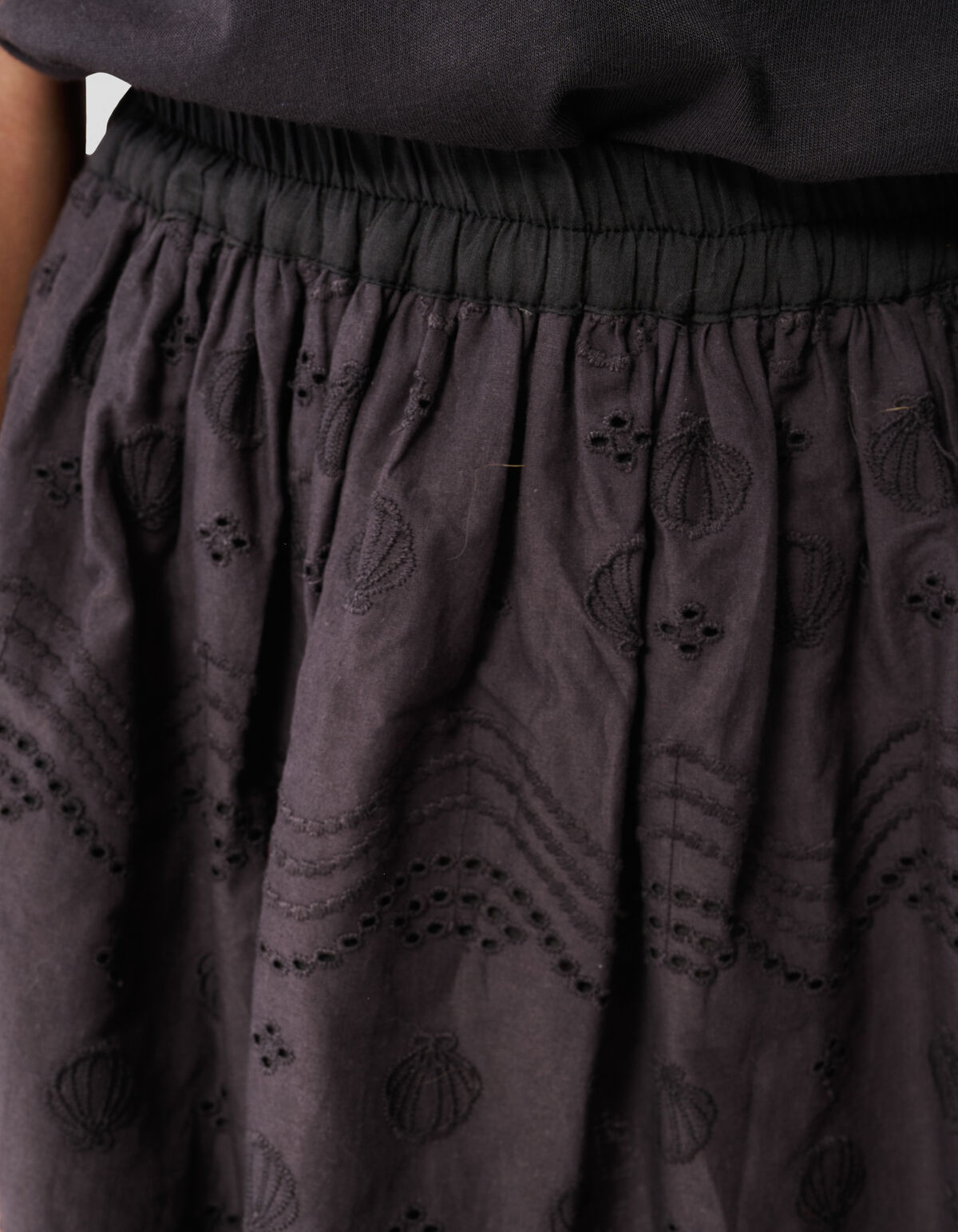 Embroidery Rok Zwart SHOEBY GIRLS