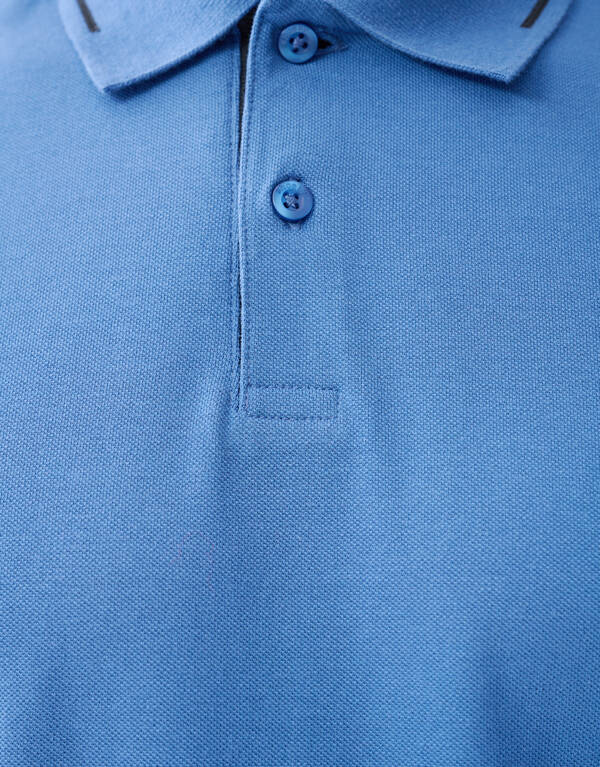 Pique Polo Blauw SHOEBY MEN