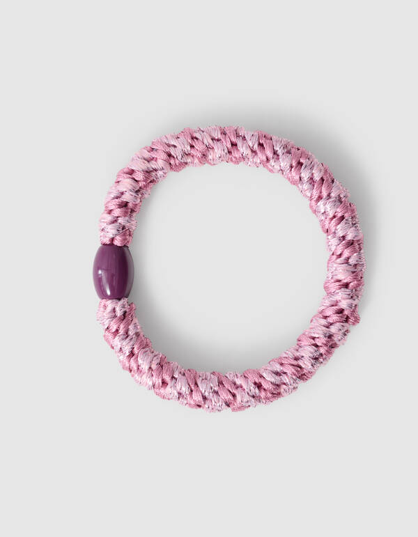 Lurex Haarelastiek Lichtroze SHOEBY ACCESSOIRES