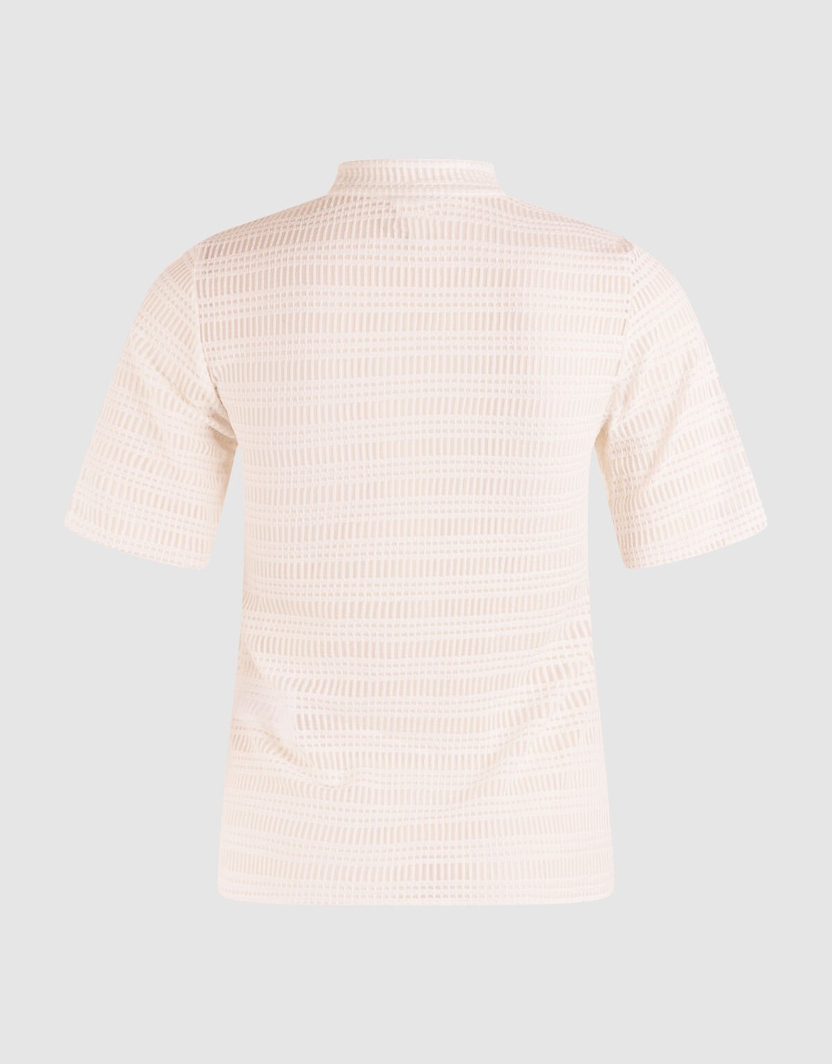 Mesh Structuur Top Gebroken Wit SHOEBY WOMEN