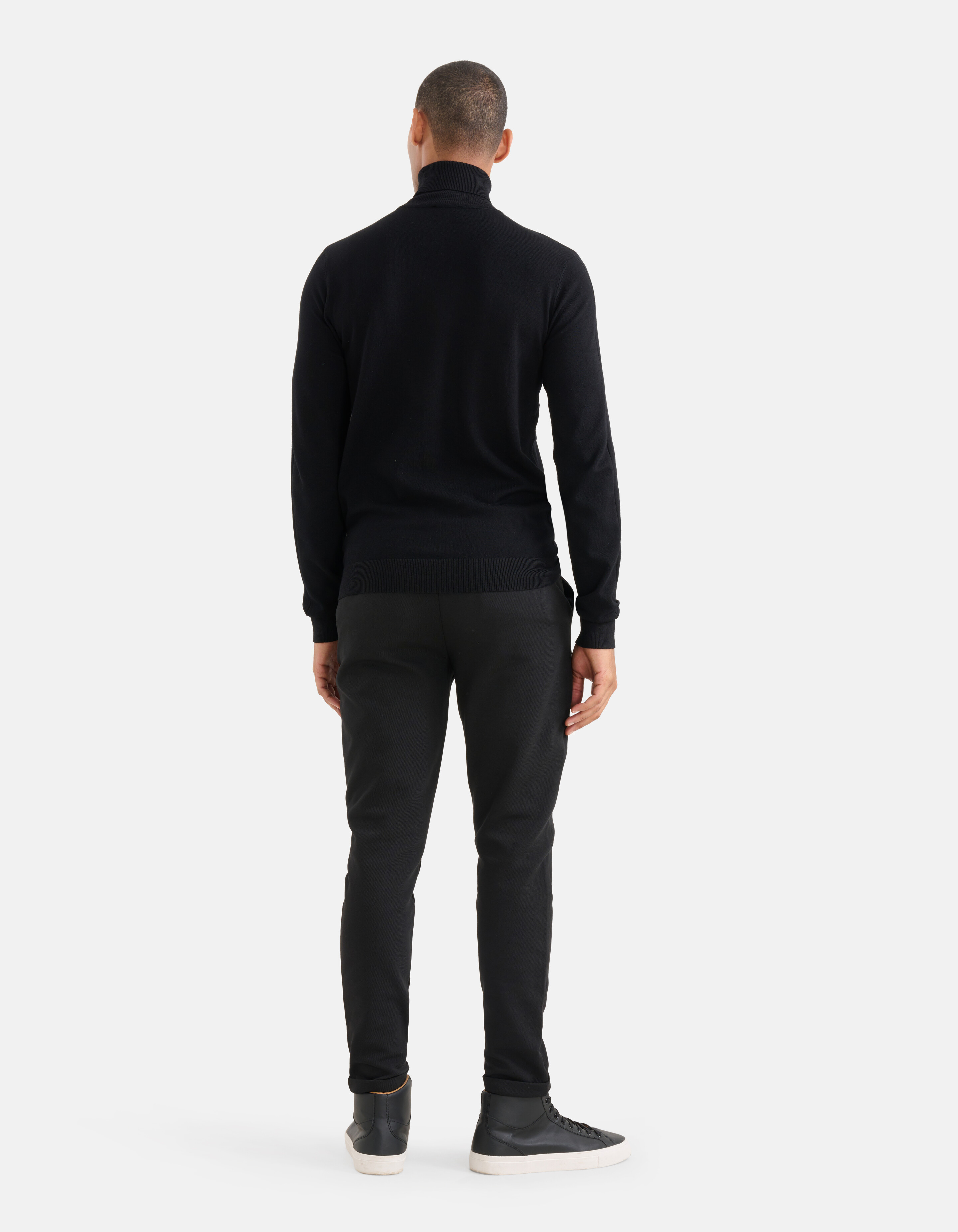 Slim Fit Pantalon Zwart SHOEBY MEN