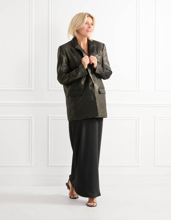 Lurex Blazer Goud By Lonneke SHOEBY WOMEN