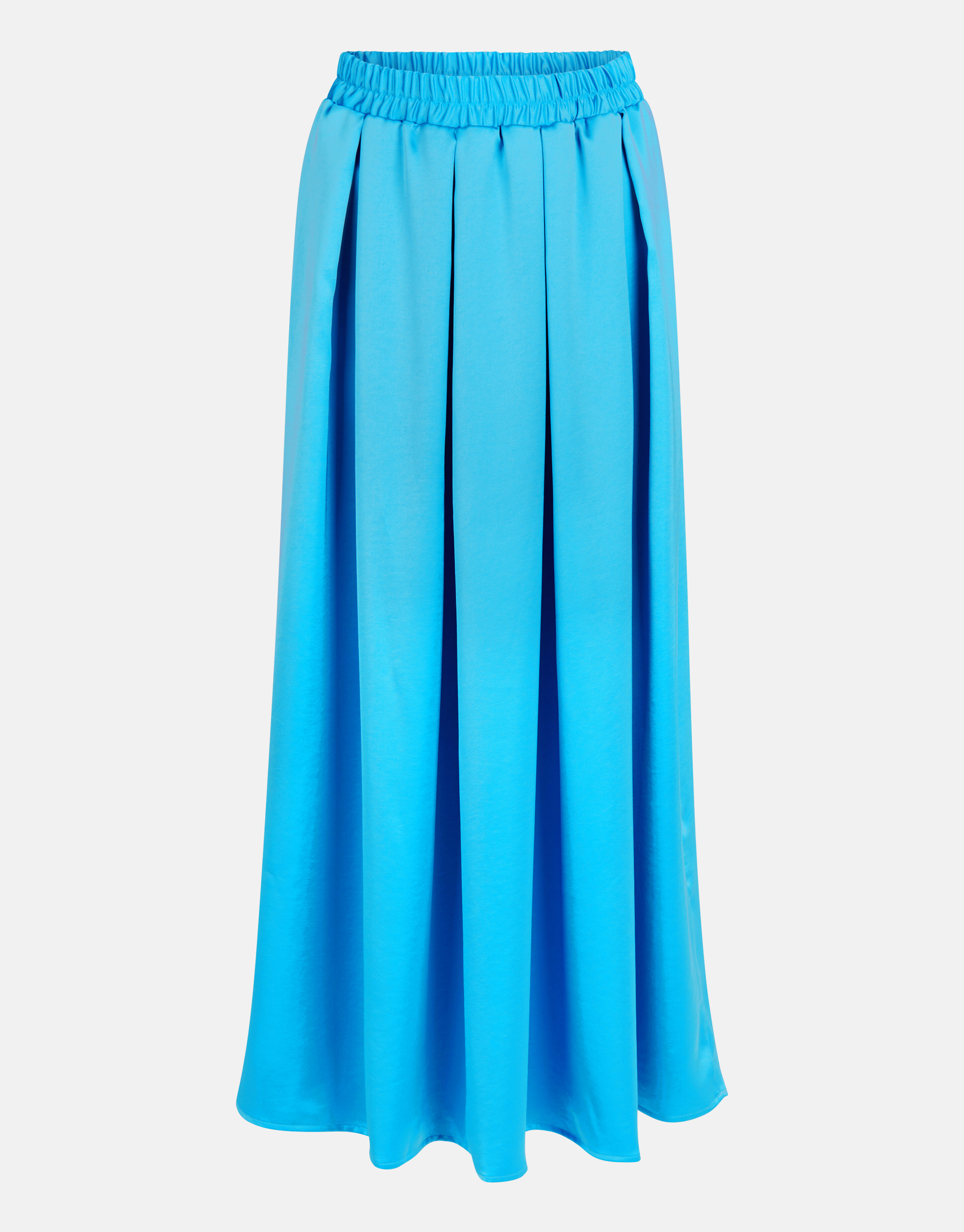 Satijnen Maxi Rok Blauw SHOEBY WOMEN