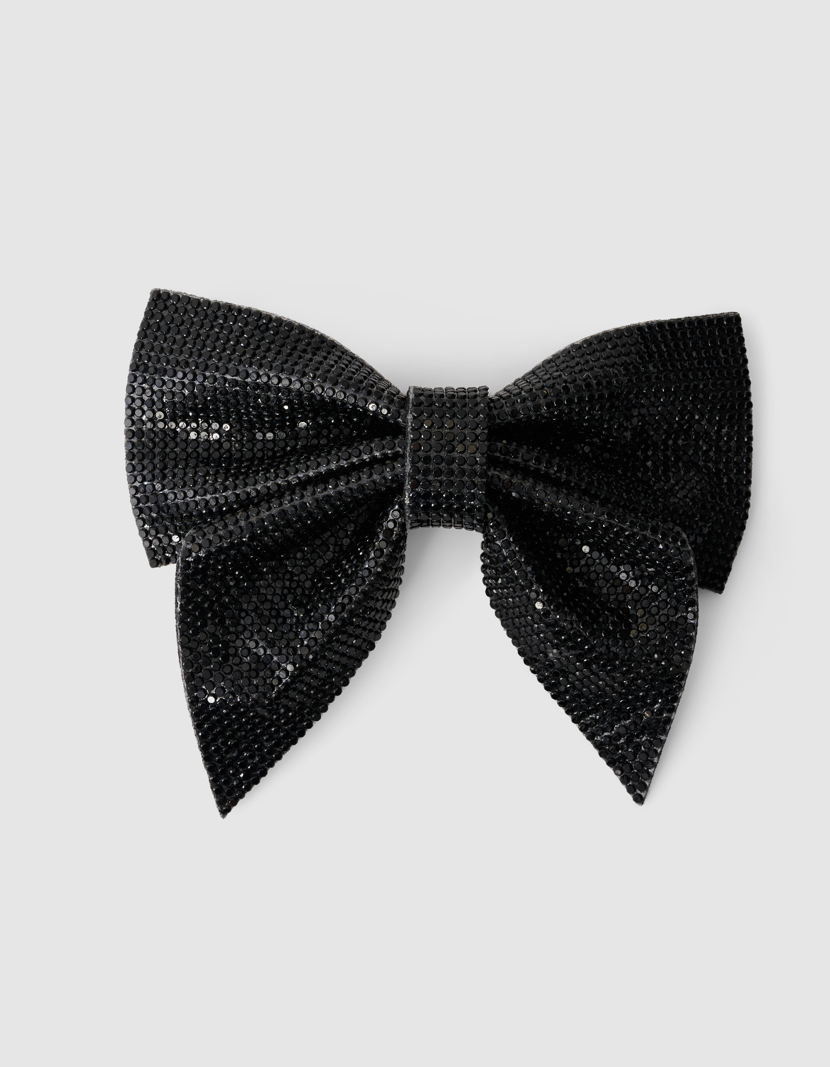 Strass Strik Haarclip Zwart SHOEBY ACCESSOIRES