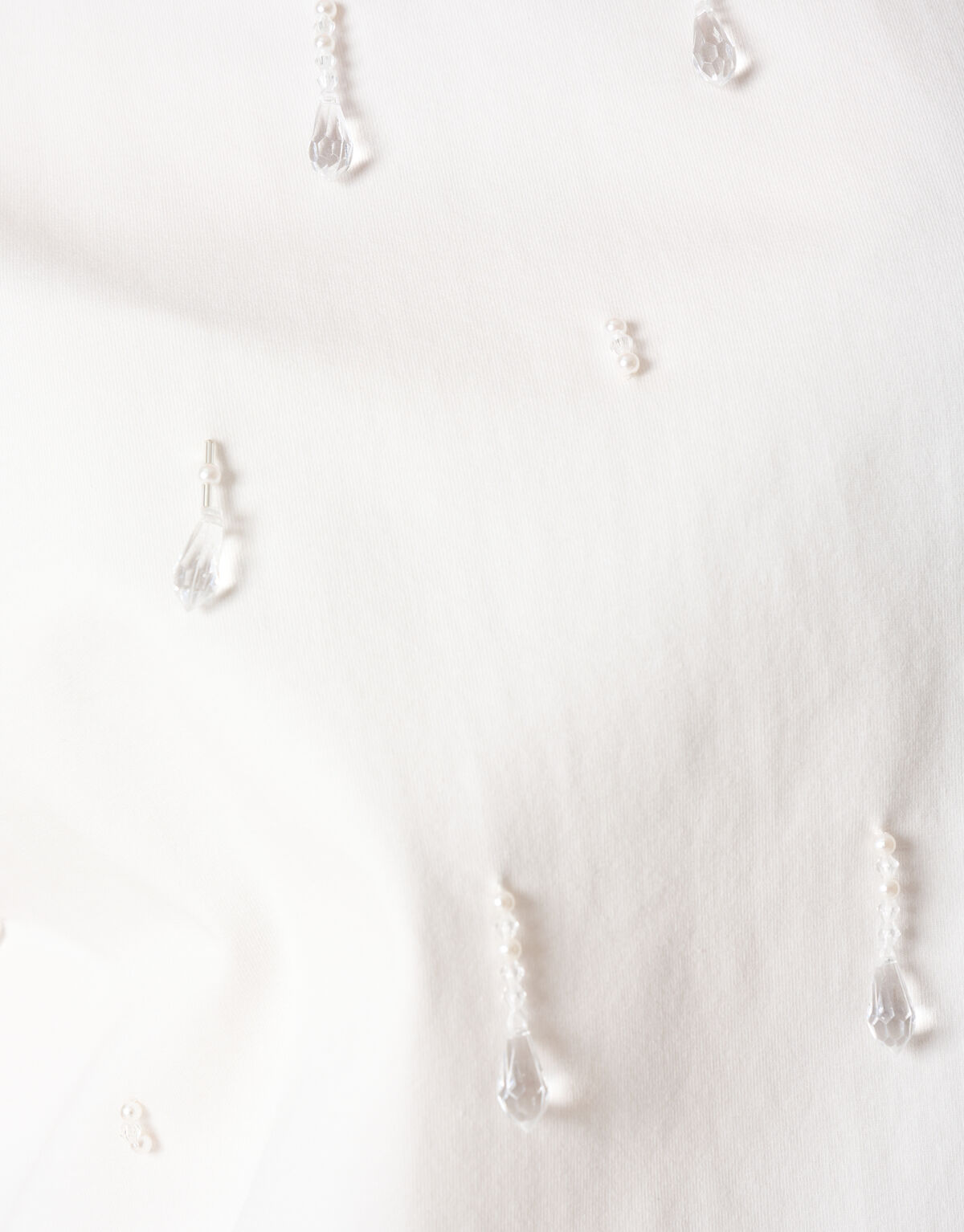 Embellished T-shirt Wit SHOEBY WOMEN